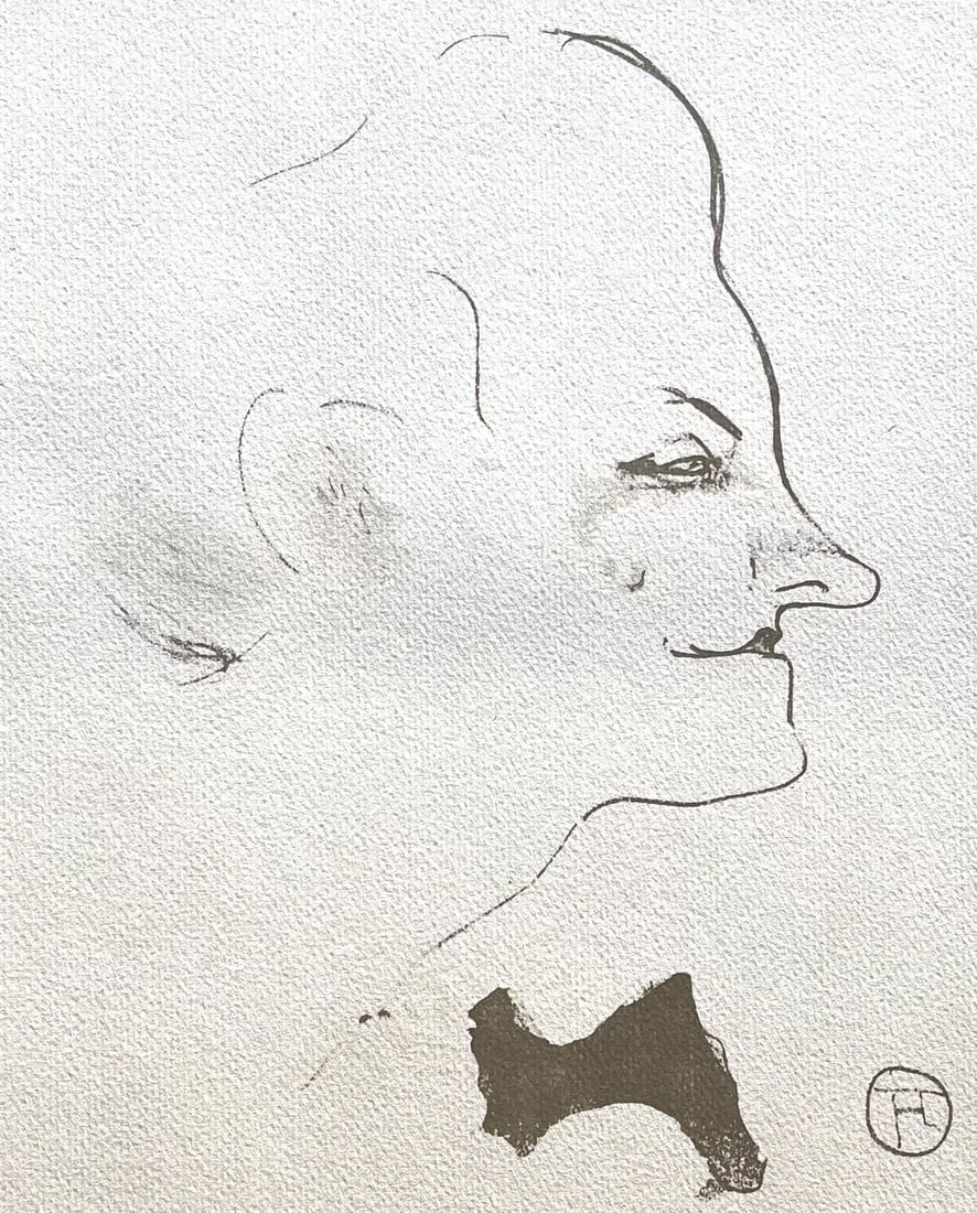 Henri de Toulouse-Lautrec, Yvette Guilbert, TLautrec, Philadelphia Museum of Art, Limited Edition (1 of 4)