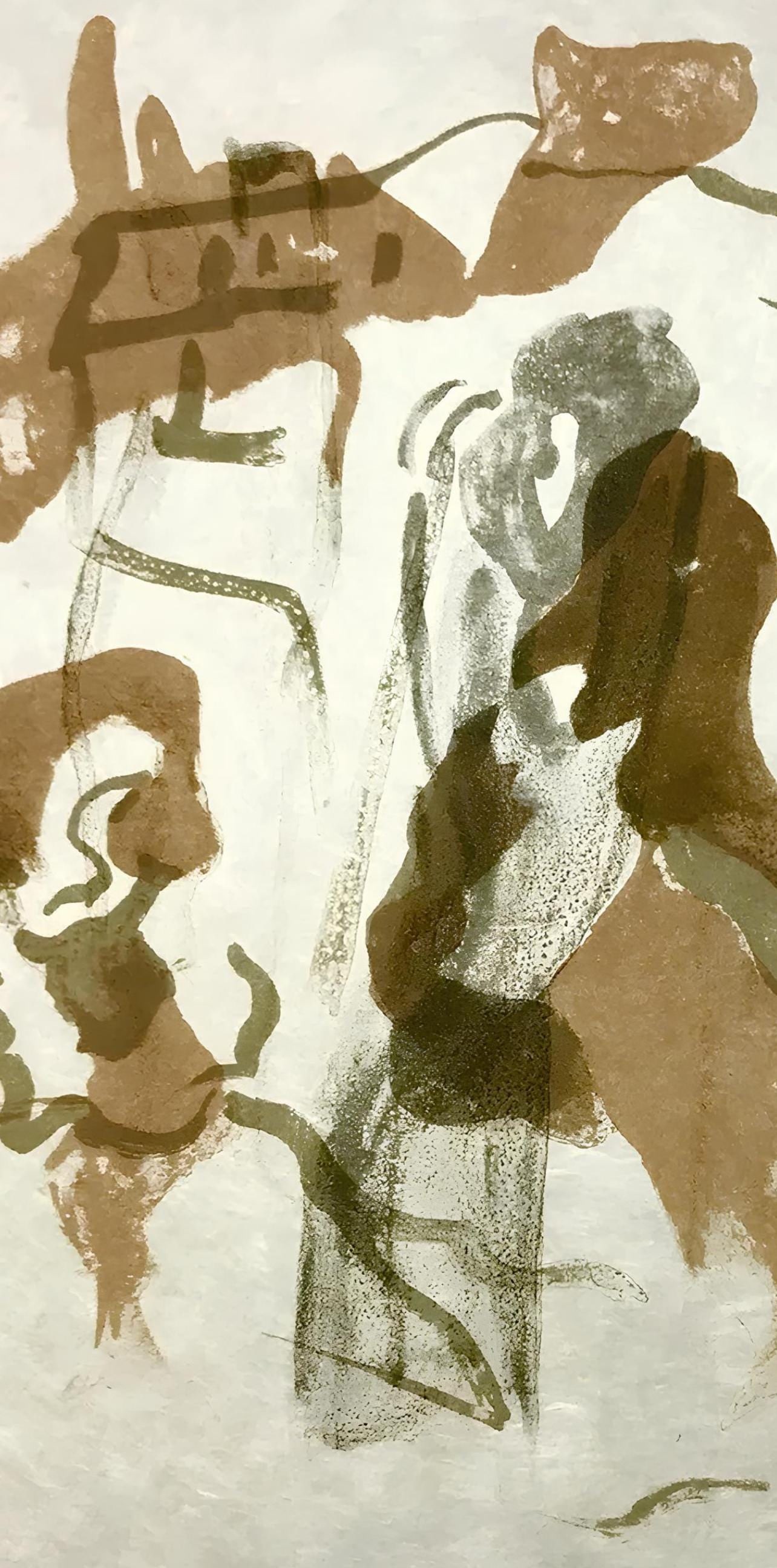 Francisco Bores, Composition, Œuvres completes d'Albert Camus, Limited Edition Lithograph - 2