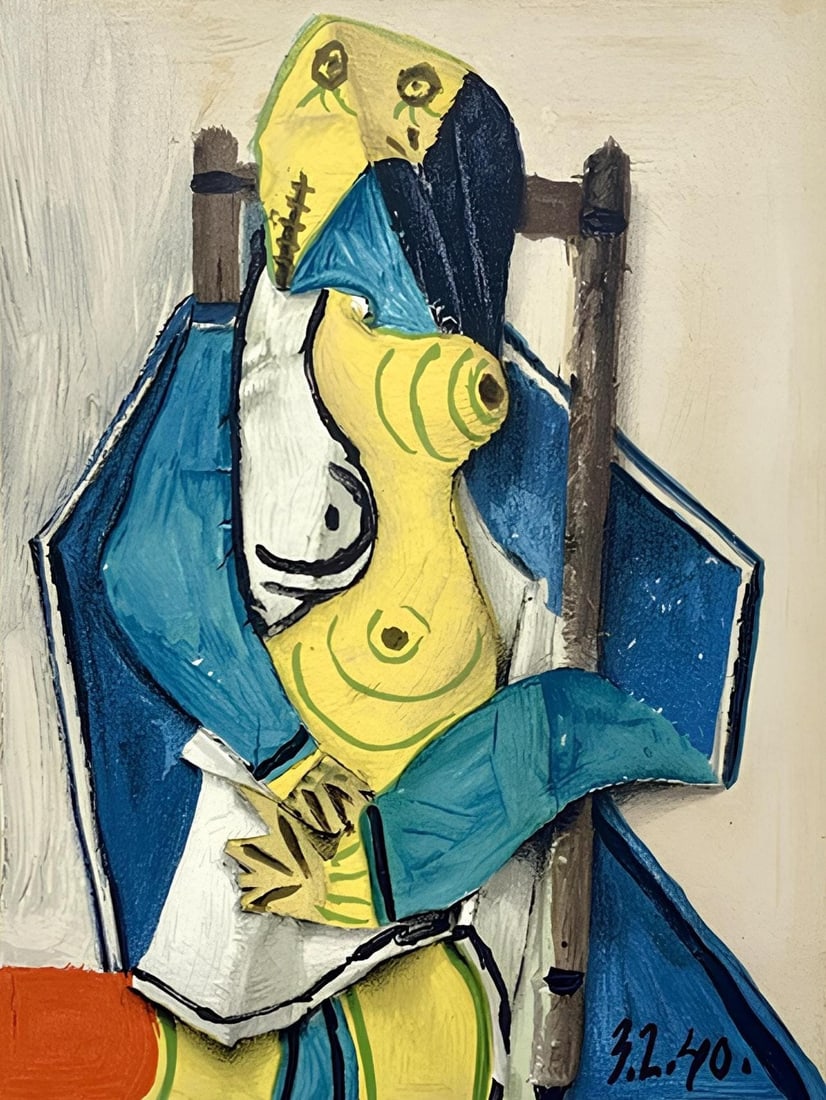 Pablo Picasso, Composition (Cramer 88), Dans l'Atelier de Picasso, Limited Edition Lithograph (1 of 4)