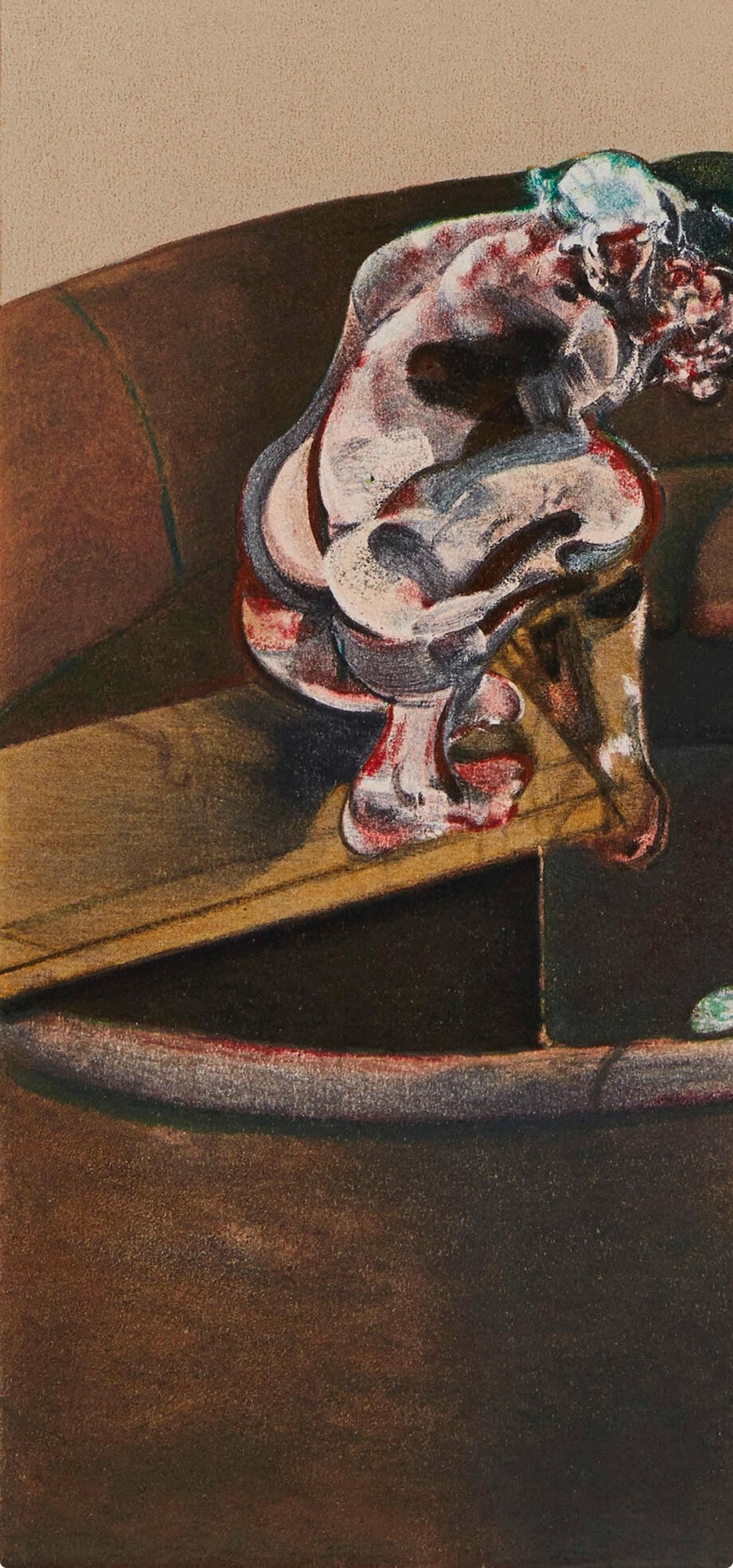 Francis Bacon, Portrait of George Dyer Crouching, Derriere le miroir, Limited Edition Lithograph - 2