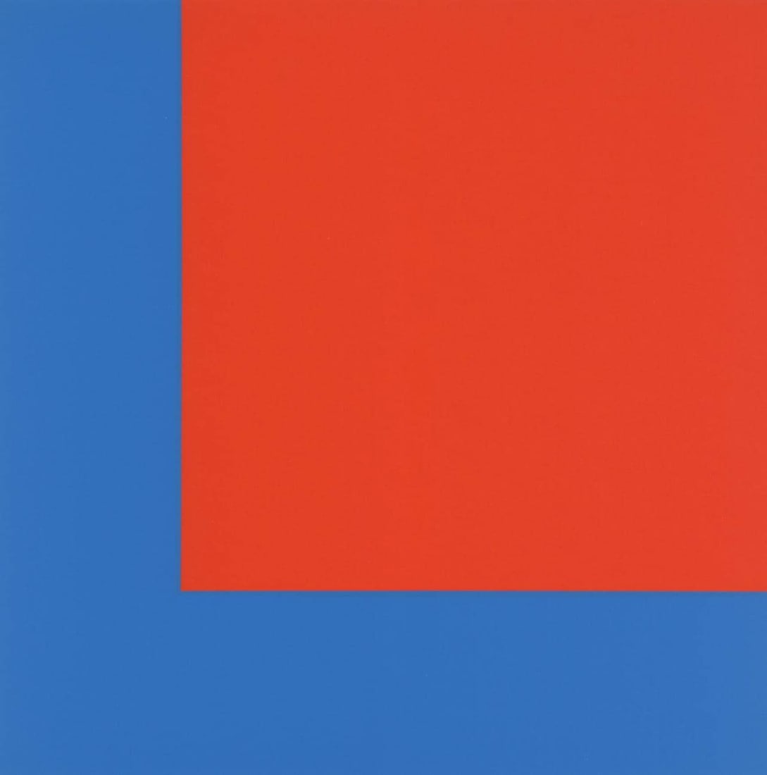 Ellsworth Kelly, Composition (Axsom I-d), Vormen van de Kleur, Limited Edition Silkscreen: Silkscreen on smooth wove paper. Paper Size: 10.5 x 10.5 inches. Excellent condition. Notes: From the folio, Vormen van de kleur, 1966. Published by Stedelijk Museum, Amsterdam; and printed by Total
