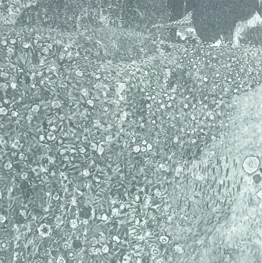 Gustav Klimt, Italienische Landschaft, from Eine Nachlese, Limited Edition Heliogravure and: Heliogravure and collotype on velin paper. Paper size: 18.86 x 17.91 inches, overall; 12.28 x 12.09 inches, image size. Inscription: Signed in the plate, and unnumbered, as issued. Condition: Very goo