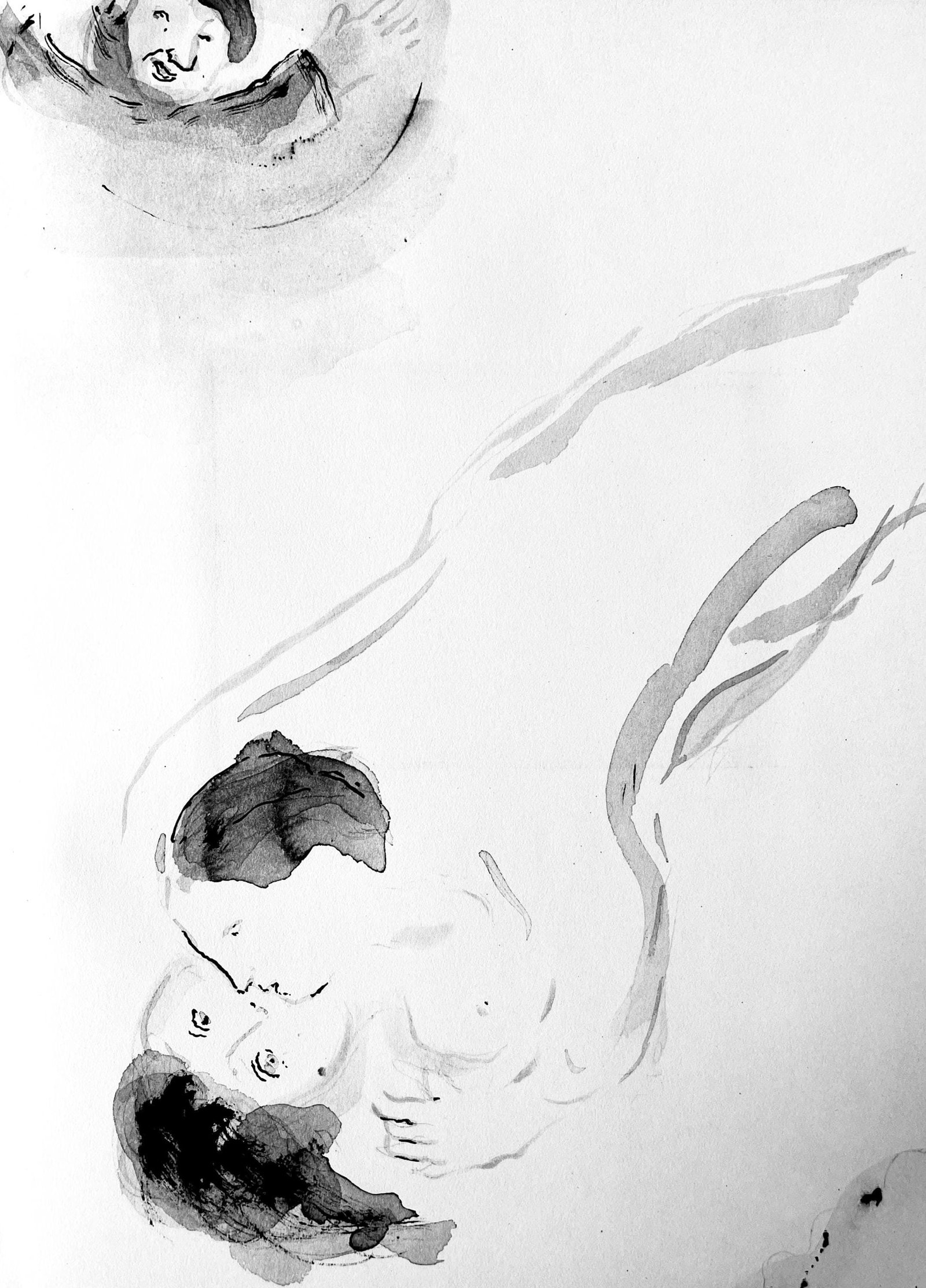 Marc Chagall, Composition, Contes de Boccace, Verve: Revue Artistique et Litteraire, Limited Edition: Lithograph on velin des Papeteries du Marais paper. Unsigned and unnumbered. Paper Size: 13.94 x 10.31 inches. Excellent condition. Notes: From the volume, Verve: Revue Artistique et Litteraire, Vol.