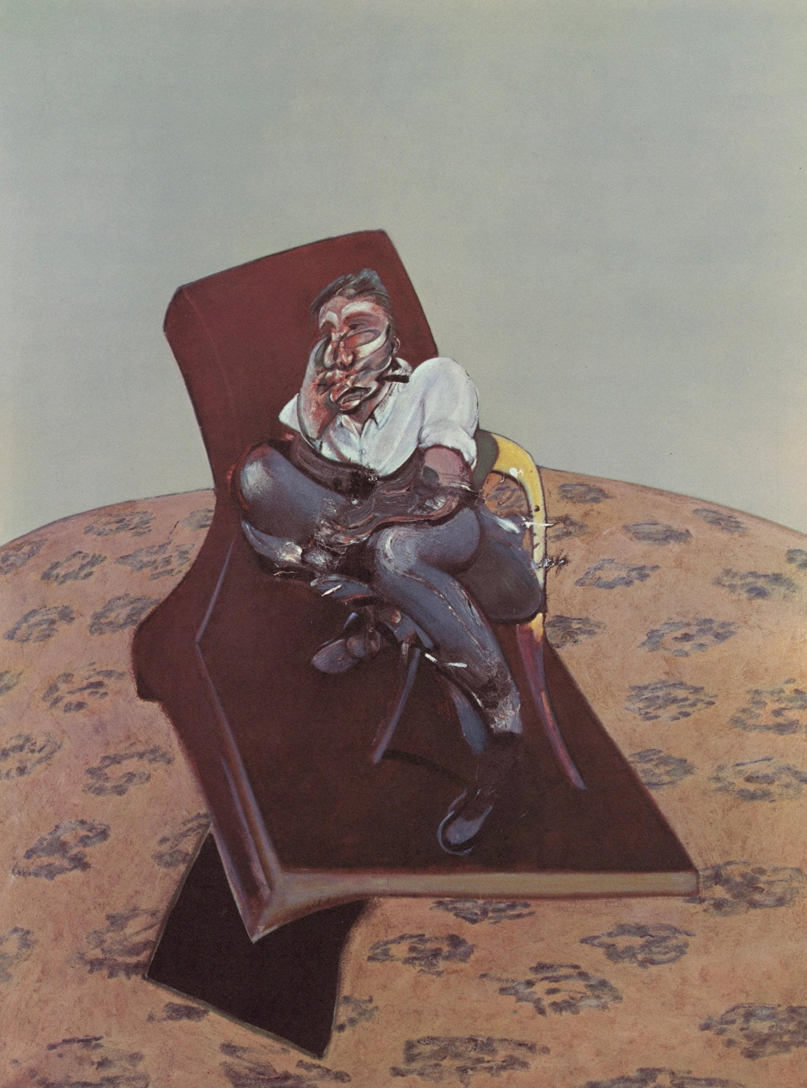 Francis Bacon, Study for Portrait of Lucian Freud, Derriere le miroir, Limited Edition Lithograph (1 of 4)