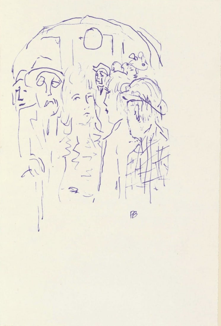 Pierre Bonnard, Composition (Terrasse 54), Pierre Bonnard Correspondences, Limited Edition (1 of 4)