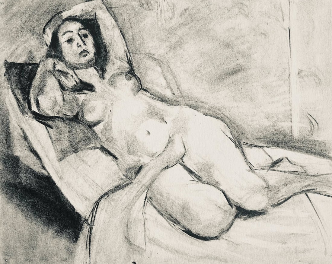 Henri Matisse, Composition (Dutel 3), Dessins de Henri-Matisse, Limited Edition Lithograph (1 of 4)