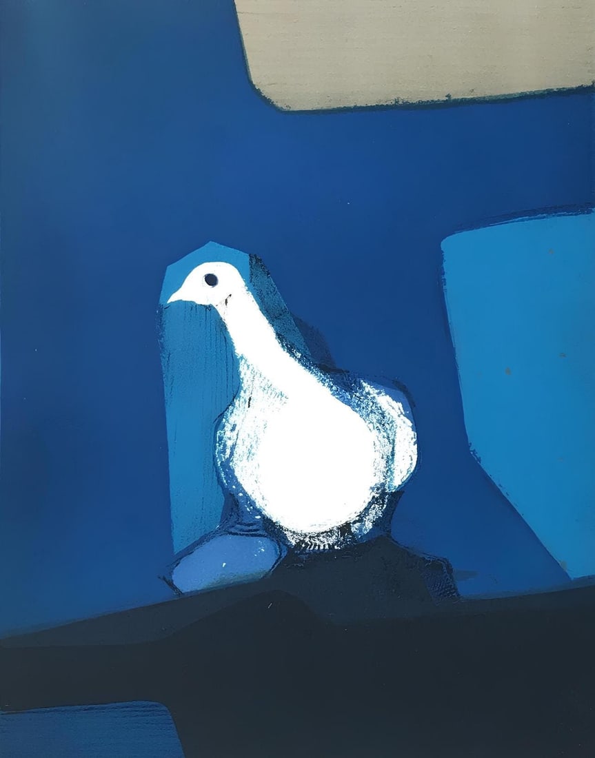 Andre Minaux, Composition, L'Odyssee, Limited Edition Lithograph (1 of 4)