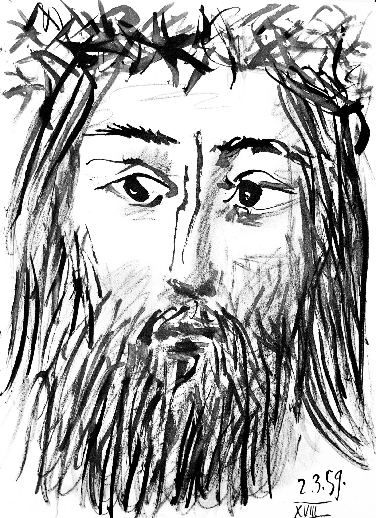 Pablo Picasso, Composition (Bloch 1276; Czwiklitzer 23), Toros y Toreros, Limited Edition Lithograph (1 of 4)