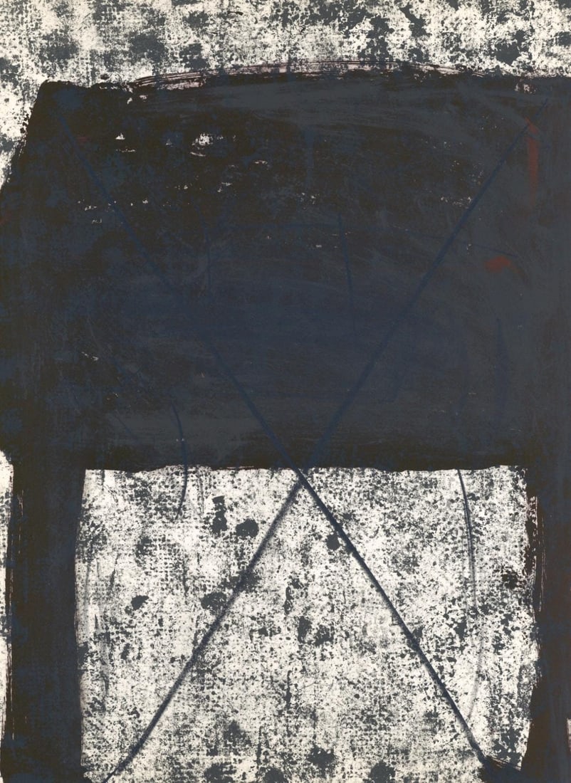 Antoni Tapies, Composition, Derriere le miroir, Limited Edition Lithograph (1 of 4)
