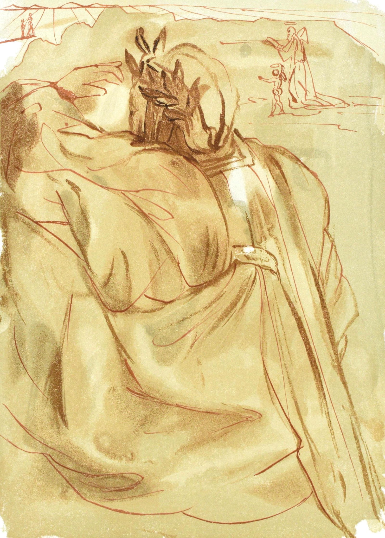 Salvador Dali, Purgatorio XXX (Michler/Lopsinger 1039-1138; Field 189-200), La Divina Commedia, (1 of 4)