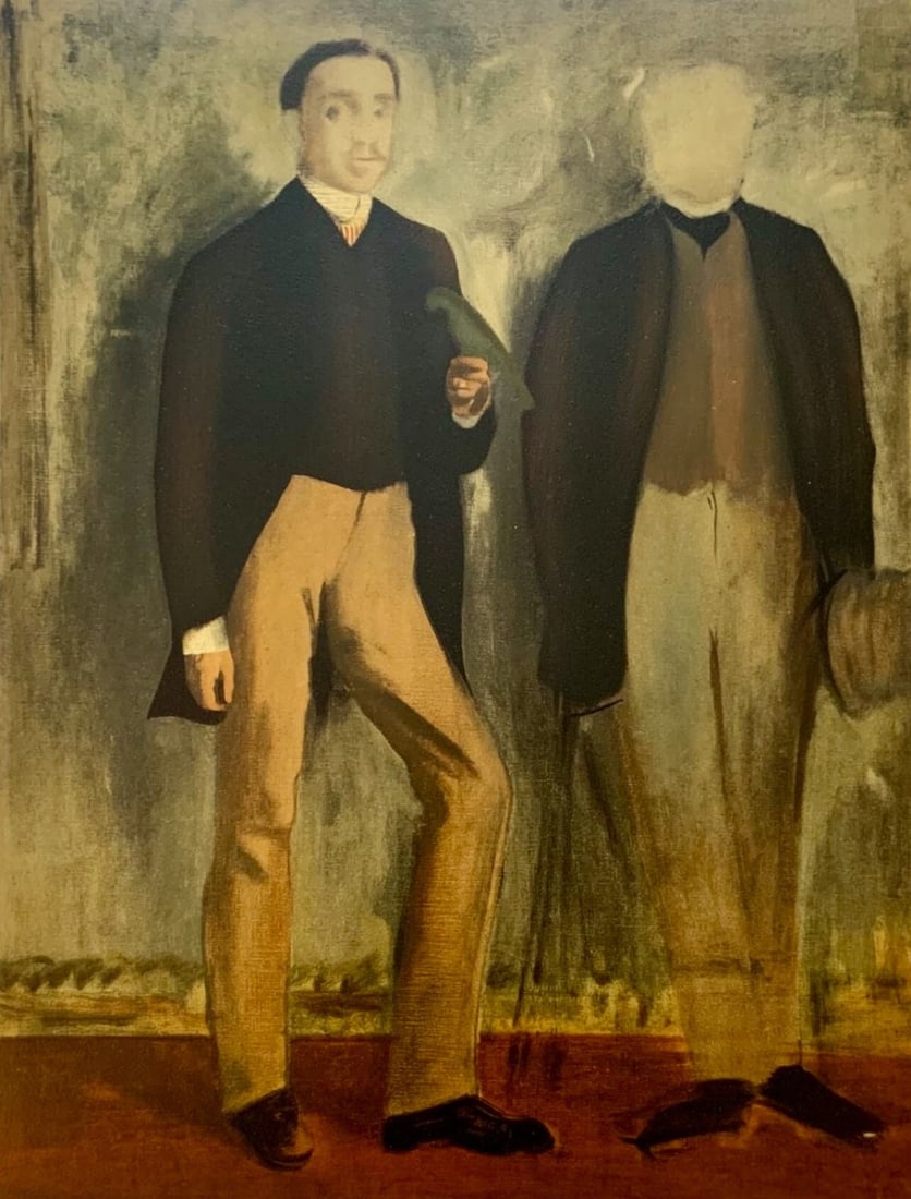 Edgar Degas, Deux hommes en pied, Les Realistes Lyriques, Collection Pierre Levy, Limited Edition (1 of 4)