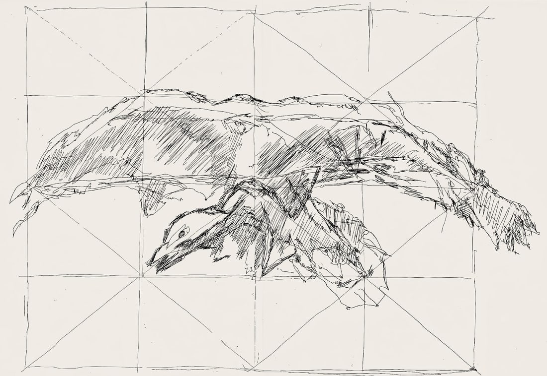 Jacques Villon, Composition (Ginestet/Pouillon 42-64), Hesiode, Les Travaux et les Jours, Limited: Etching on velin de Rives paper. Paper size: 15.75 x 24 inches. Excellent condition, with centerfold, as issued. Unsigned and unnumbered, as issued. Notes: From the folio, Hesiode, Les Travaux et les