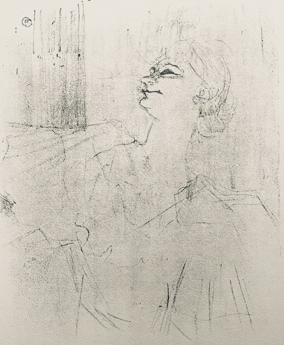 Henri de Toulouse-Lautrec, Composition, Yvette Guilbert vue par Toulouse-Lautrec, Limited Edition (1 of 4)