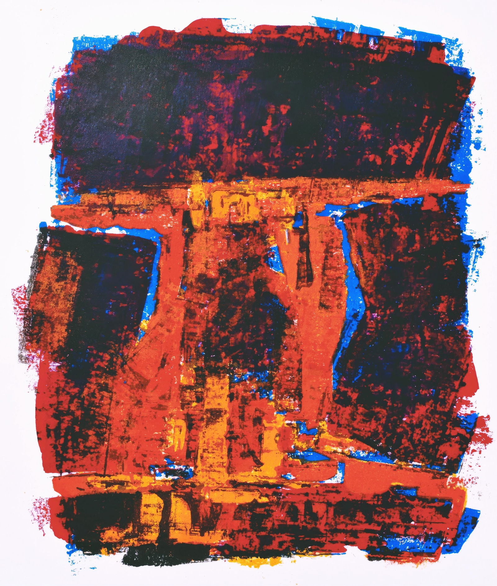 Orlando Pelayo, Composition, Œuvres completes d'Albert Camus, Limited Edition Lithograph (1 of 4)