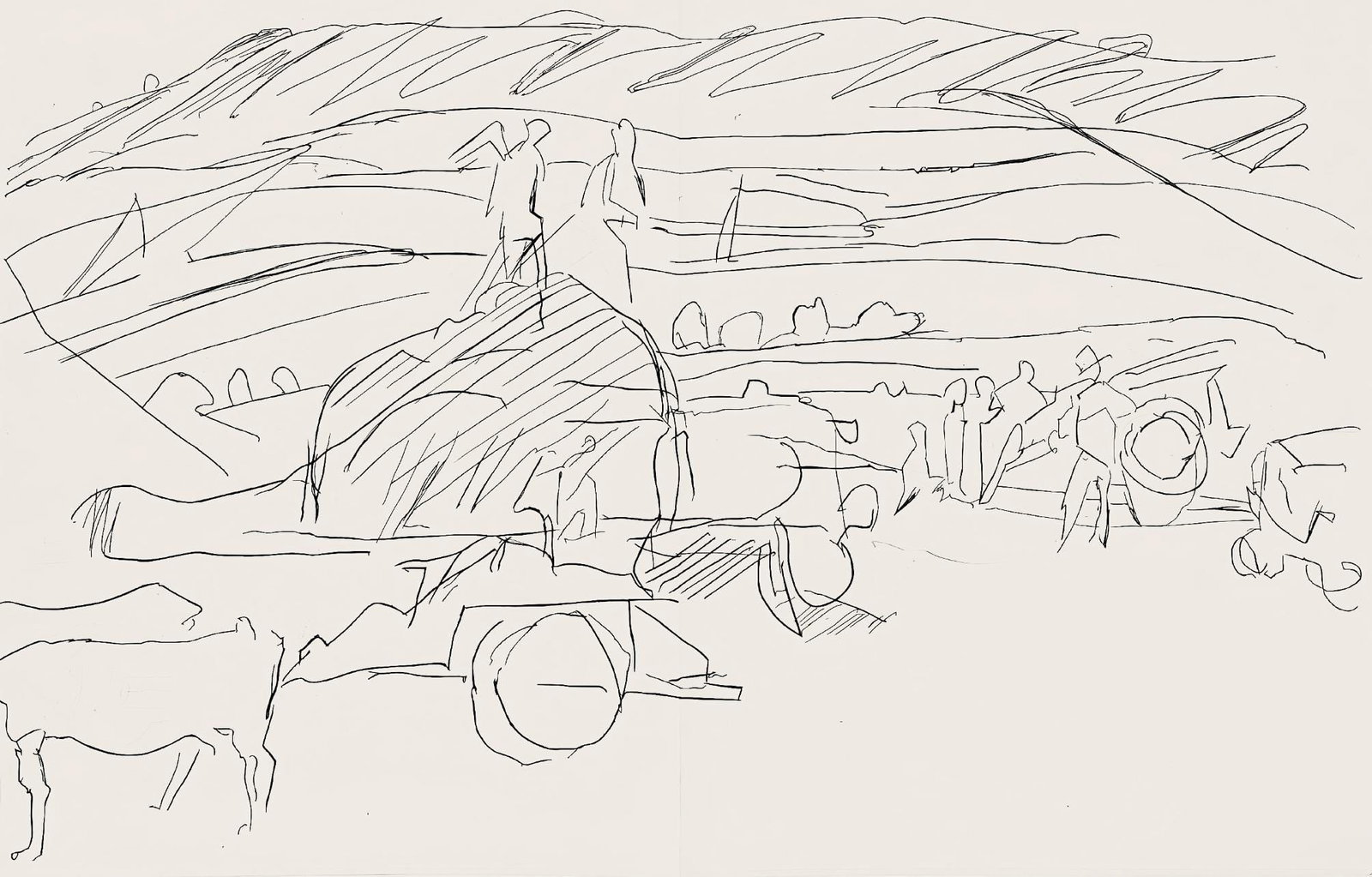 Jacques Villon, Composition (Ginestet/Pouillon 42-64), Hesiode, Les Travaux et les Jours, Limited (1 of 4)