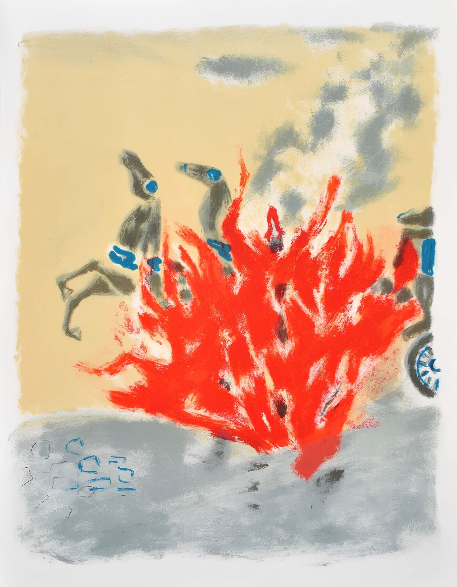 Jules Cavailles, Composition, Œuvres completes d'Albert Camus, Limited Edition Lithograph (1 of 4)