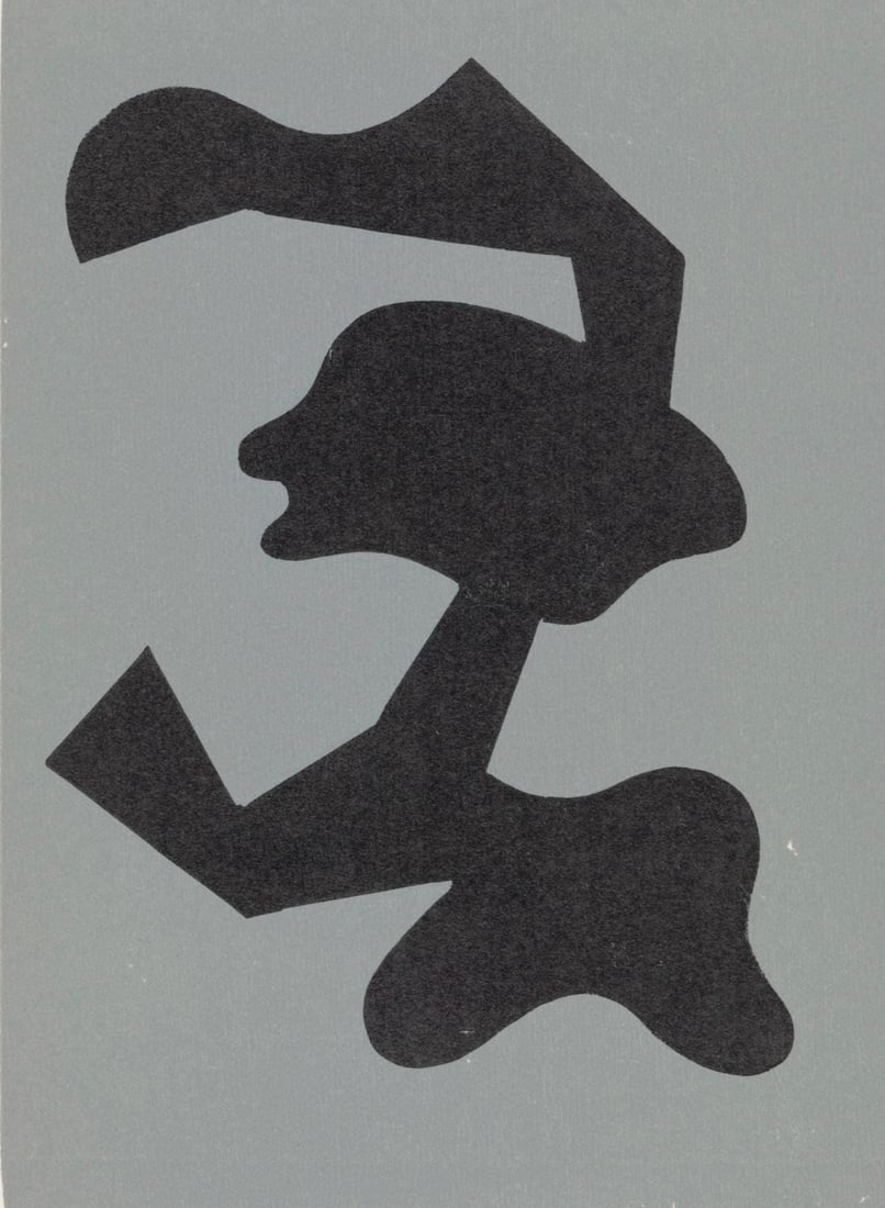 Hans Jean Arp, Composition (Arntz 148-175; Hagenbach A 25; Bolliger 54), Dreams and Projects,: Woodcut on velin d'Arches paper. Paper size: 11.25 x 8.875 inches. Excellent condition. Inscription: Unsigned and unnumbered, as issued. Notes: From the folio, Jean Arp, Dreams and Projects, 1951-1952