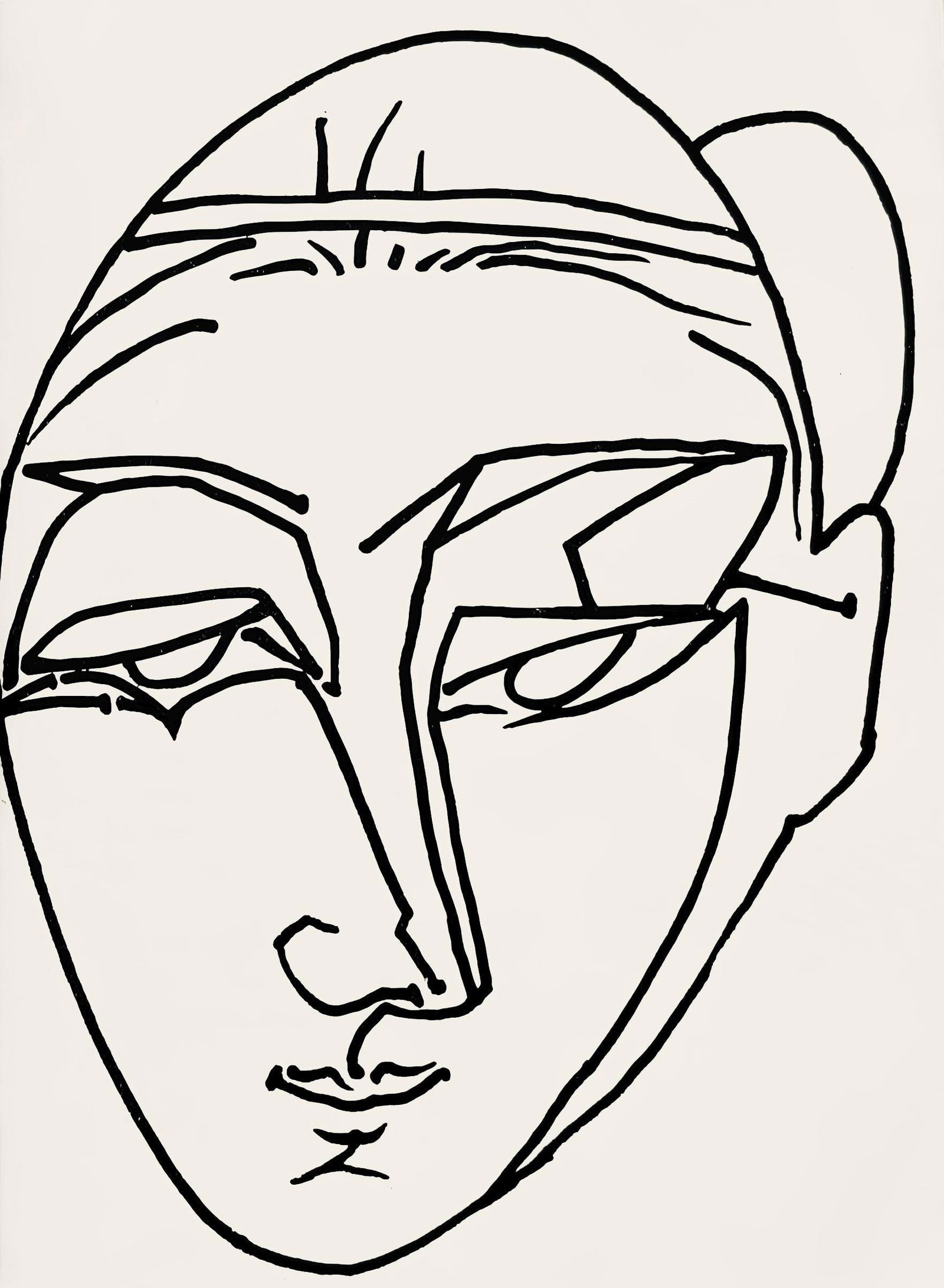 Francoise Gilot, Composition, Pouvoir tout dire, poemes, illustres par Francoise Gilot, Limited: Lithograph on velin d'Arches paper. Paper Size: 7.5 x 5.5 inches. Excellent condition. Inscription: Unsigned and unnumbered, as issued. Notes: From the album, Pouvoir tout dire, poemes, illustres par