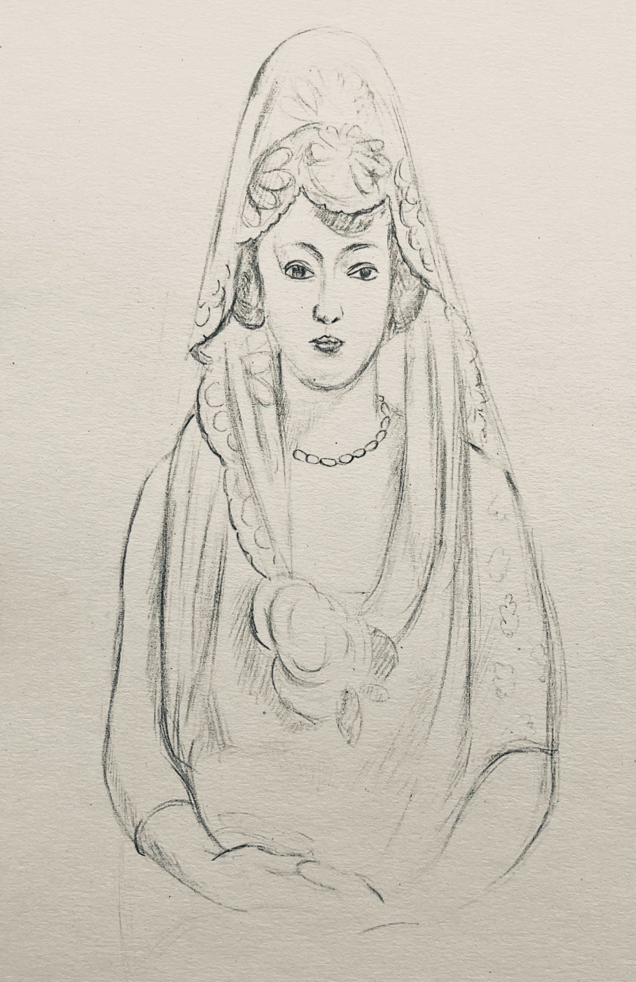 Henri Matisse, Composition (Dutel 3), Dessins de Henri-Matisse, Limited Edition Lithograph: Lithograph on velin Lafuma paper. Unsigned and unnumbered. Paper Size: 10 x 8 inches. Excellent condition. Notes: From the album, Dessins de Henri-Matisse, 1925. Published by Editions des Quatre