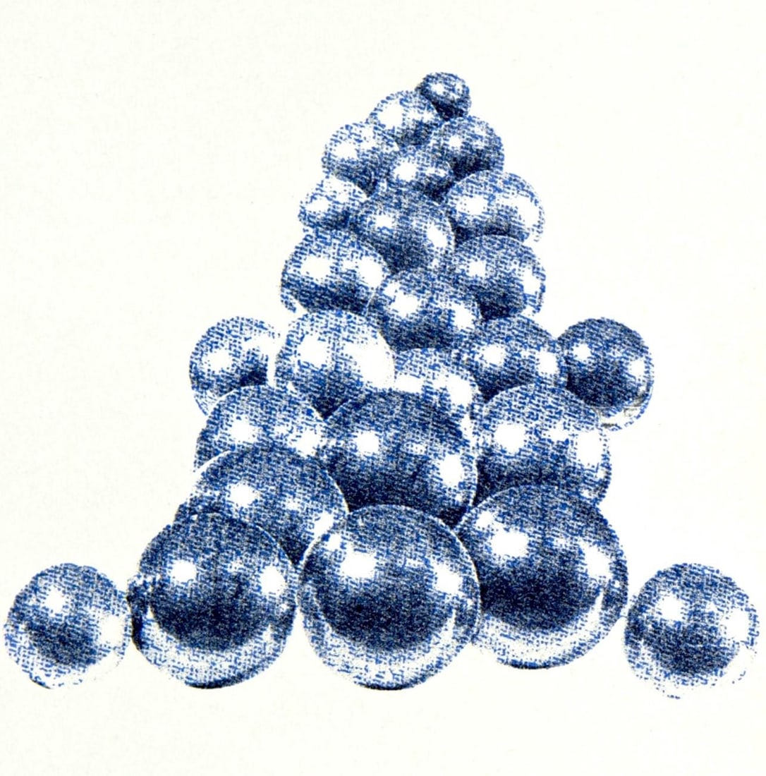 Pol Bury, Cinetisation, Derriere le miroir, Limited Edition Lithograph: Lithograph and cinetisation on velin paper. Paper size: 15 x 11 inches. Excellent condition. Inscription: Unsigned and unnumbered, as issued. Good condition. Notes: From Derriere le miroir, N deg