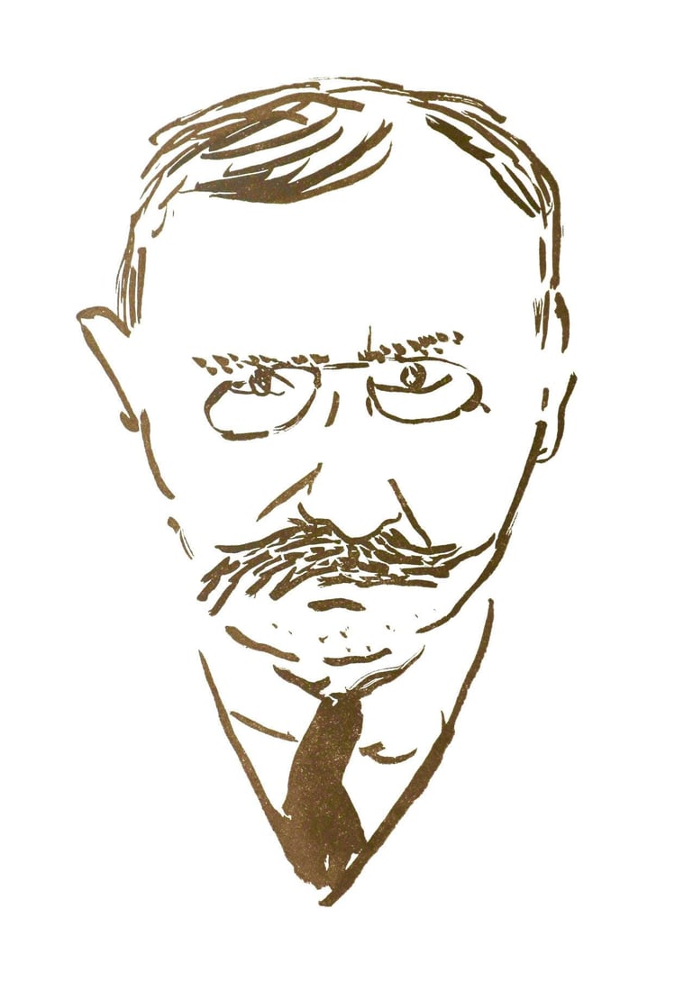 Albert Marquet, Auto-portrait, Presence de Marquet, Limited Edition Lithograph: Lithograph on velin d'Arches paper. Unsigned and unnumbered. Paper Size: 13.18 x 10.55 inches. Excellent condition. Notes: From the album, Presence de Marquet, 1962. Published by Editions d'Art Manuel