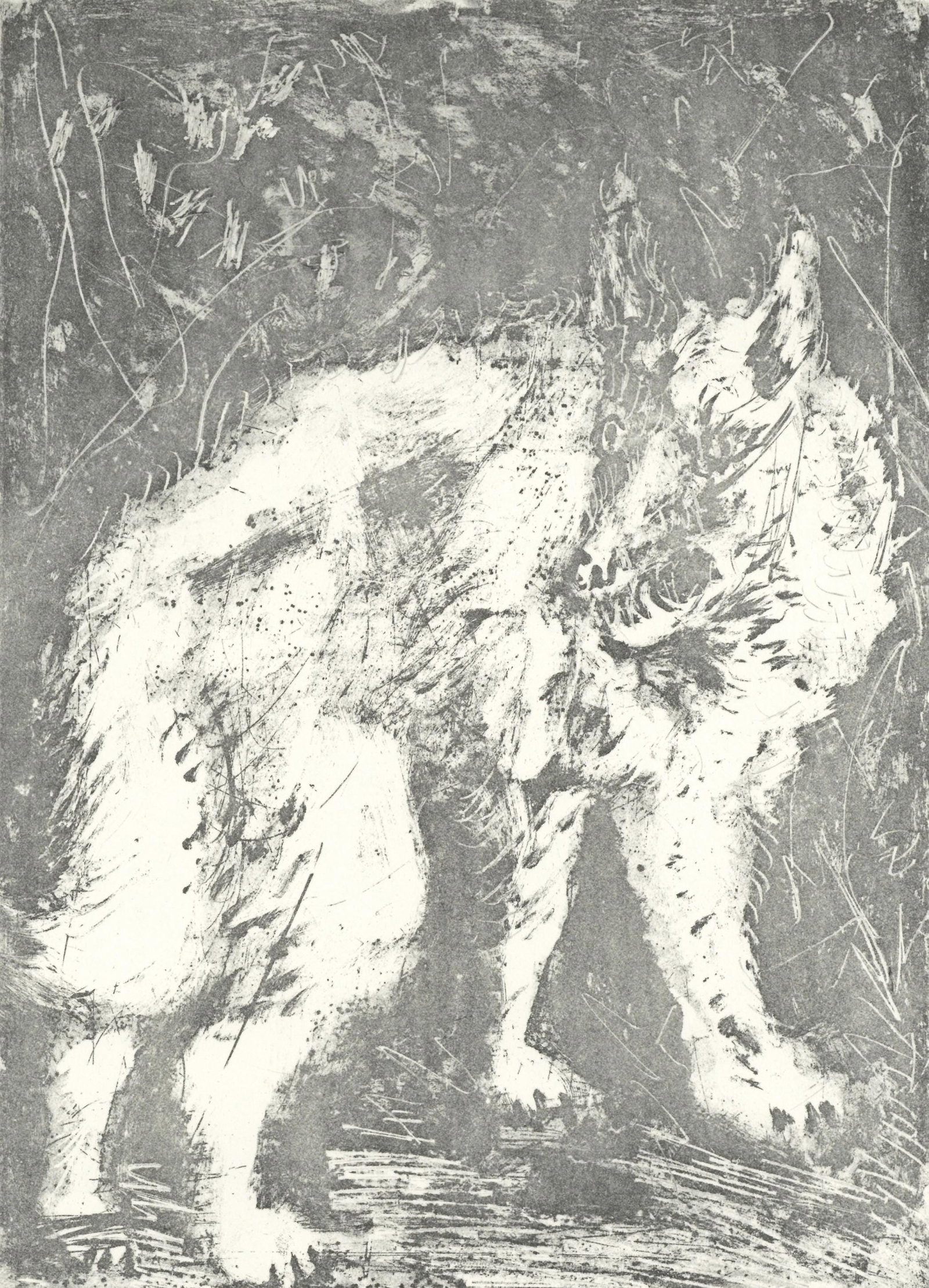 Pablo Picasso, Le Loup (The Wolf) (Orozco p.82), Histoire naturelle, Limited Edition Lithograph (1 of 4)