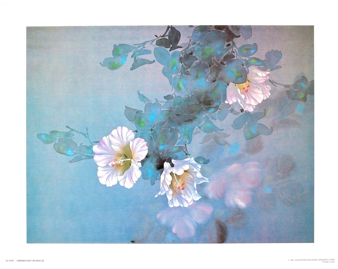 David Lee, Lavender Light, Original Edition Offset Lithograph - 4