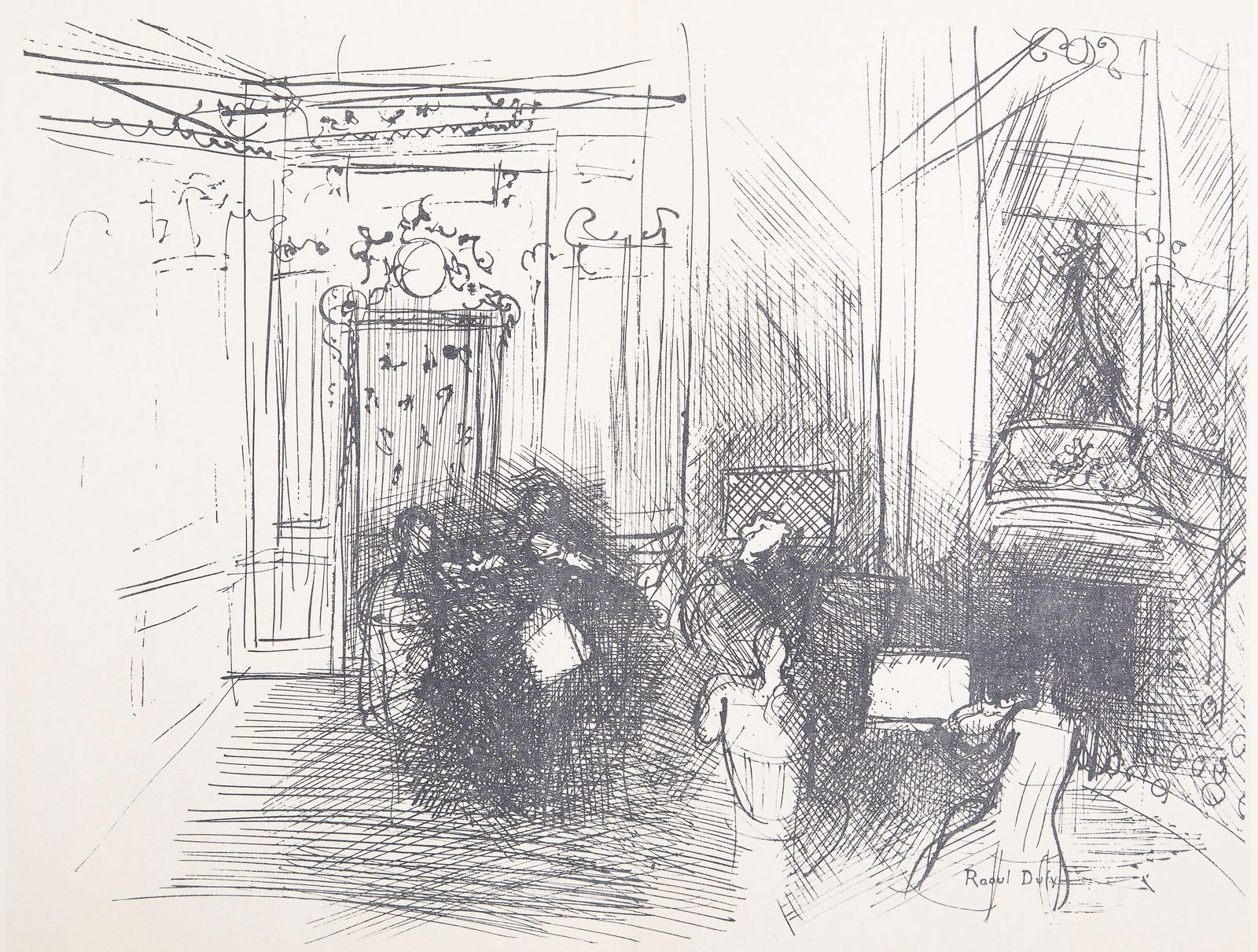 Raoul Dufy, Dessin, Lettre a mon peintre Raoul Dufy, Limited Edition Lithograph (1 of 4)