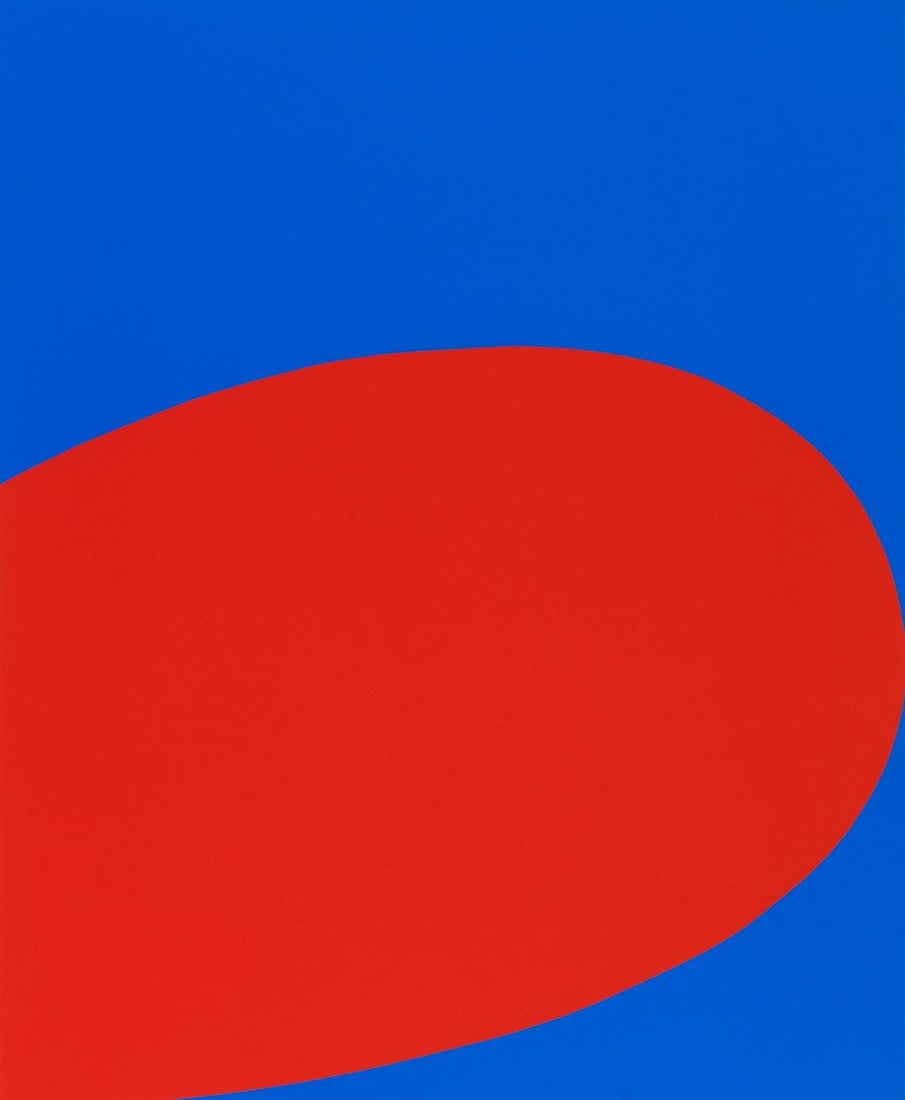 Ellsworth Kelly, Red Blue (Axsom 2), X + X, Ten Works by Ten Painters, Limited Edition Silkscreen (1 of 4)