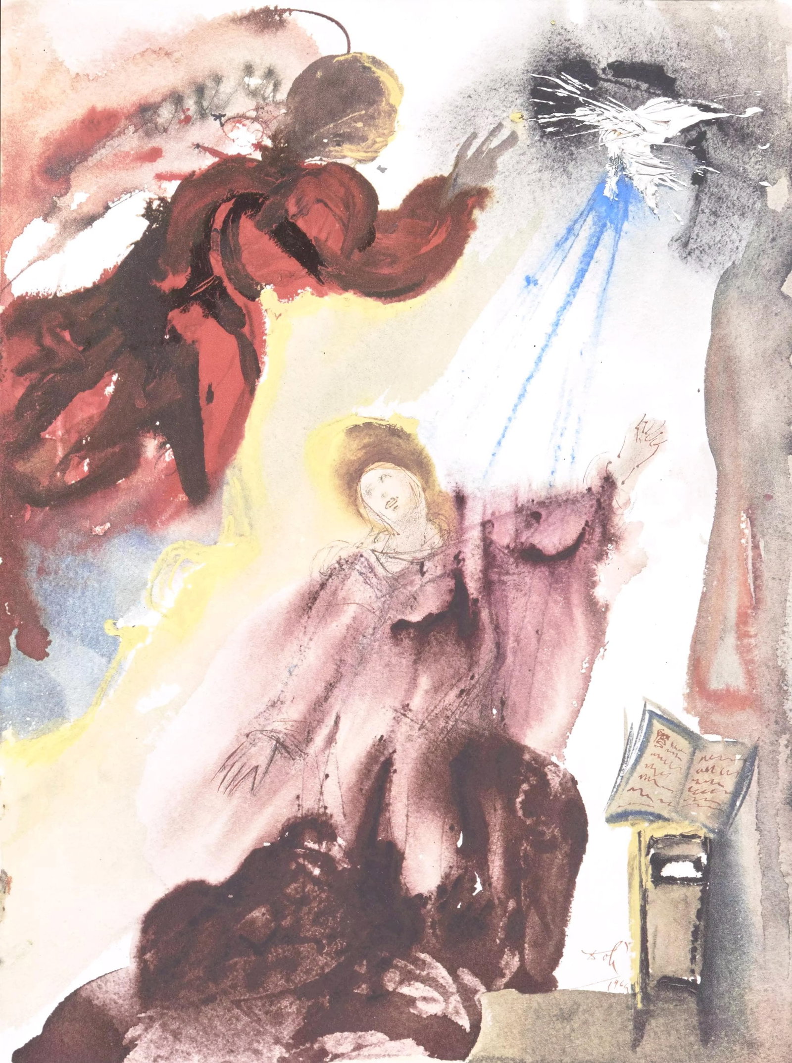 Salvador Dali, Composition (Michler/Lopsinger 1600; Field 69-3), Biblia Sacra, Limited Edition (1 of 4)