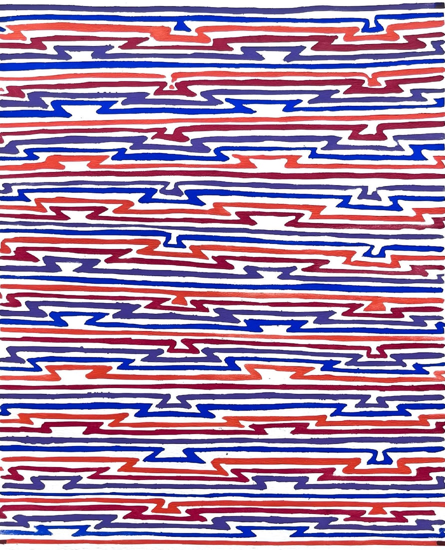 Sonia Delaunay, Planche No. 38, Compositions, couleurs, idees: Sonia Delaunay, Limited Edition: Colour stencil with dense gouache inks on velin paper. Unsigned and unnumbered with printed title-heading designed by Delaunay, upper left, as issued. Paper Size: 12.625 x 9.625 inches. Excellent cond