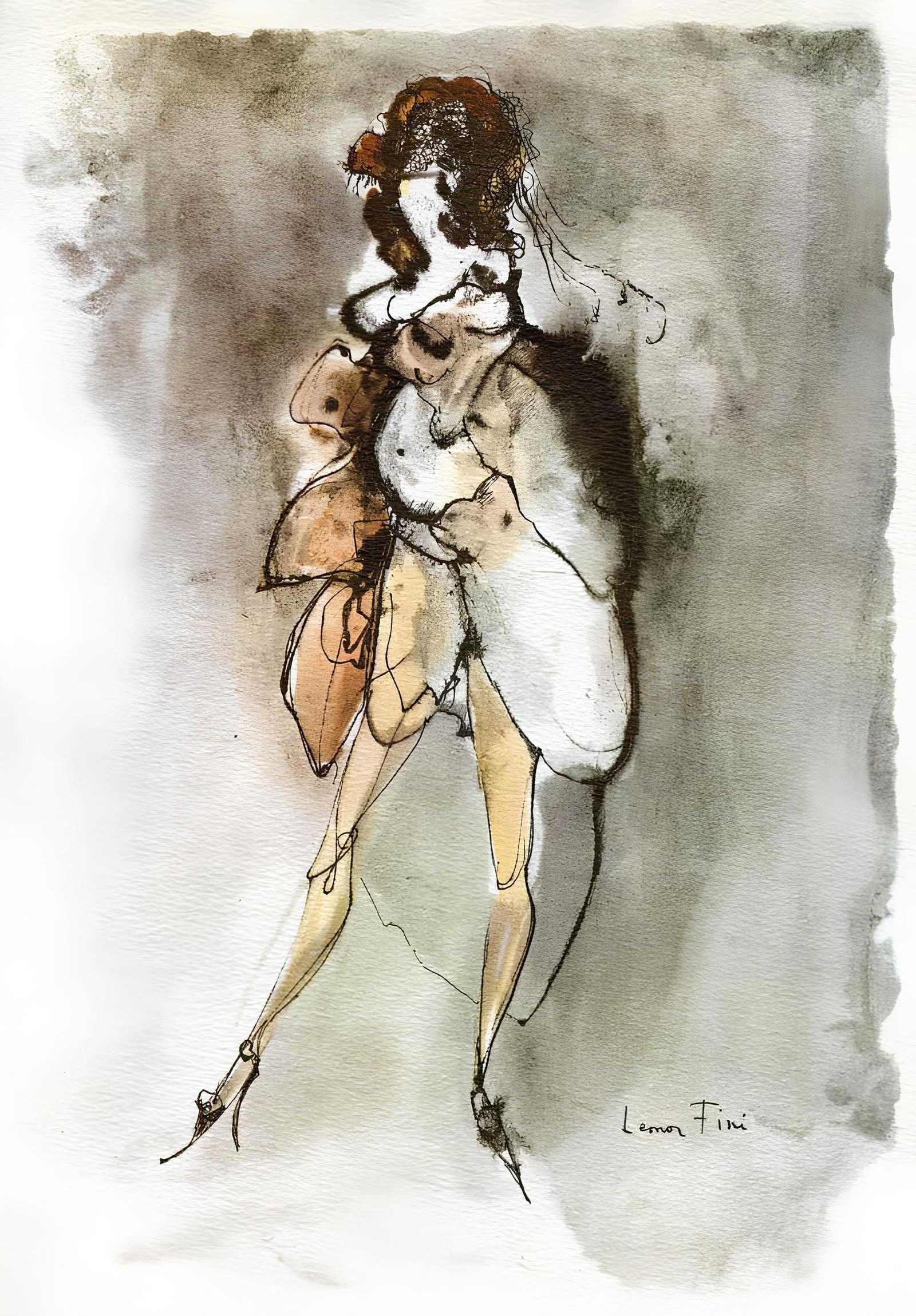 Leonor Fini, Composition, Histoire d'O, Limited Edition Lithograph (1 of 4)