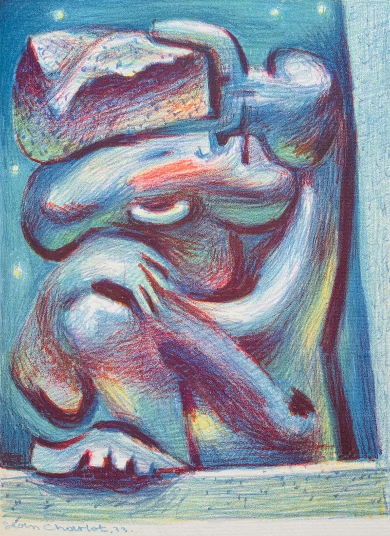 Jean Charlot, Composition, Limited Edition Lithograph (1 of 4)