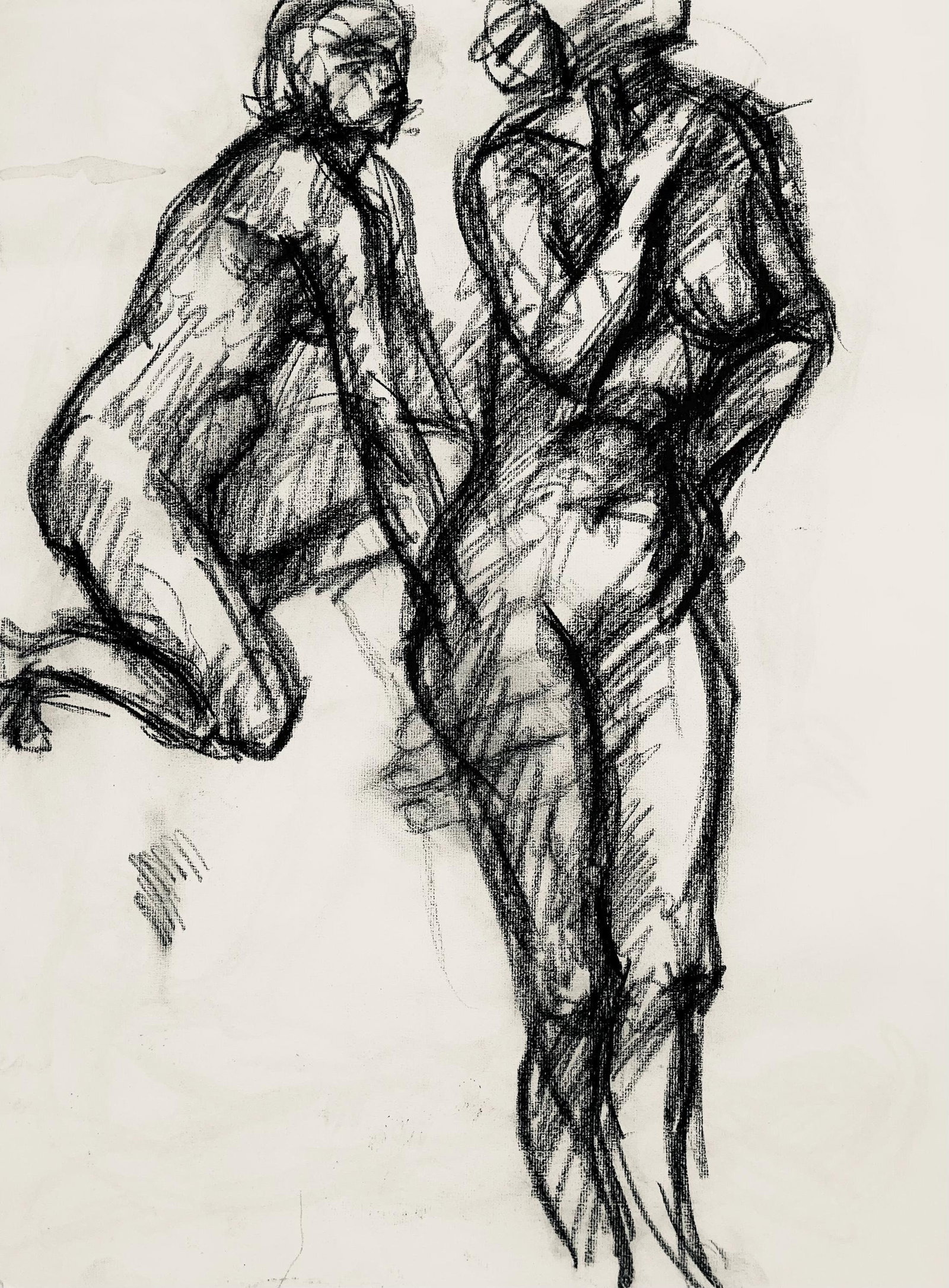 Ian Hornak, Renaissance Female Nude Figure Study, 1963, Original Drawing (1 of 4)