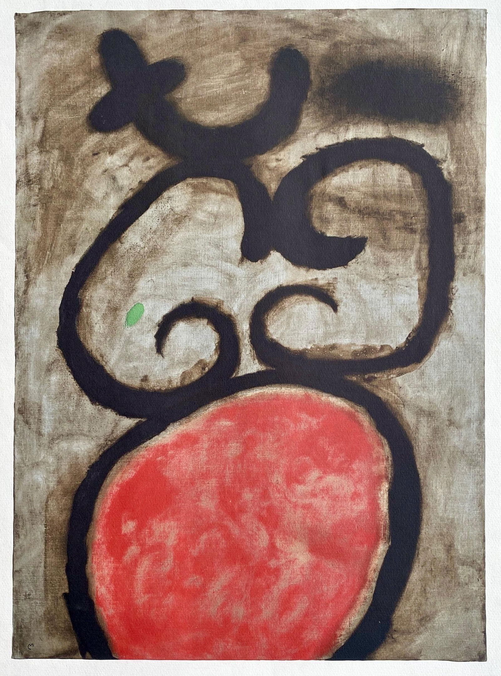 Joan Miro, Composition (Cramer 105), Femmes, Limited Edition Heliogravure (1 of 4)