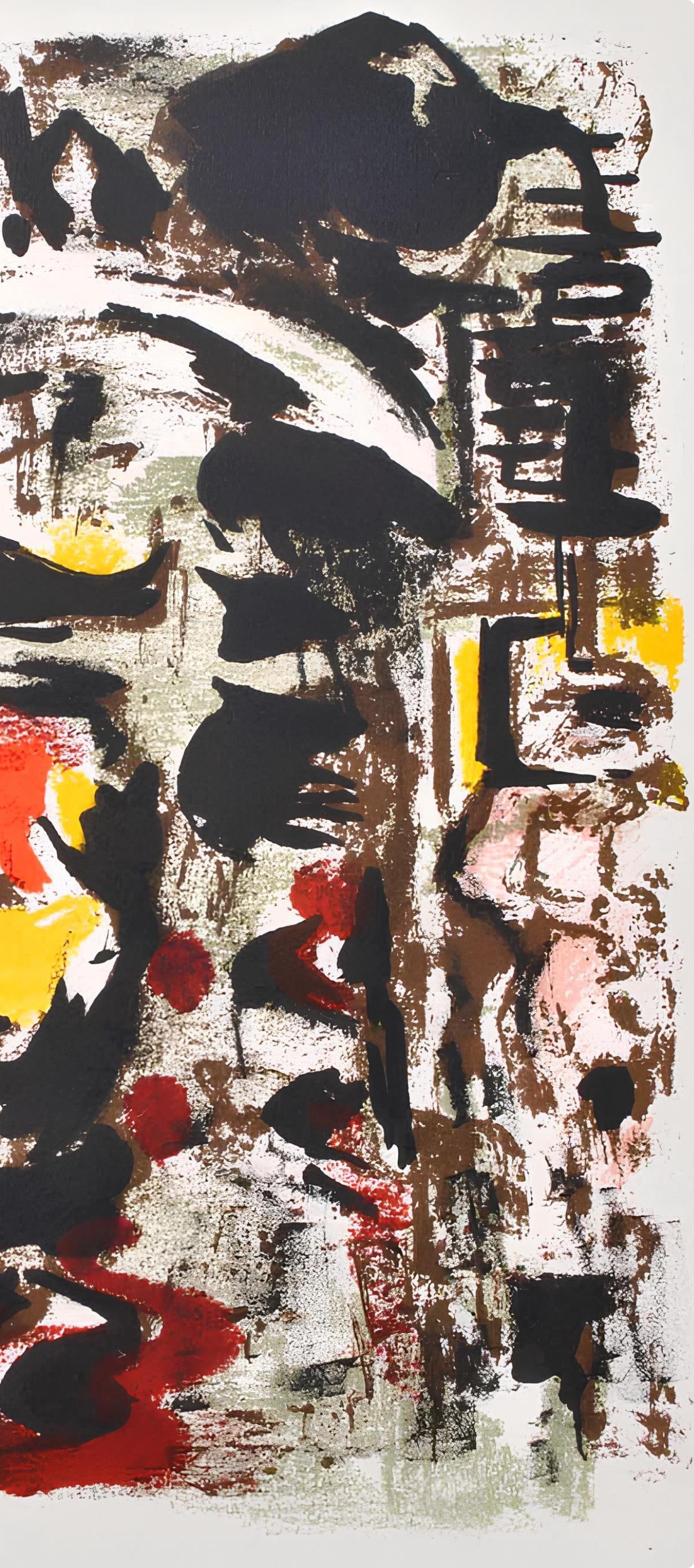 Alexandre Garbell, Composition, Œuvres completes d'Albert Camus, Limited Edition Lithograph - 4