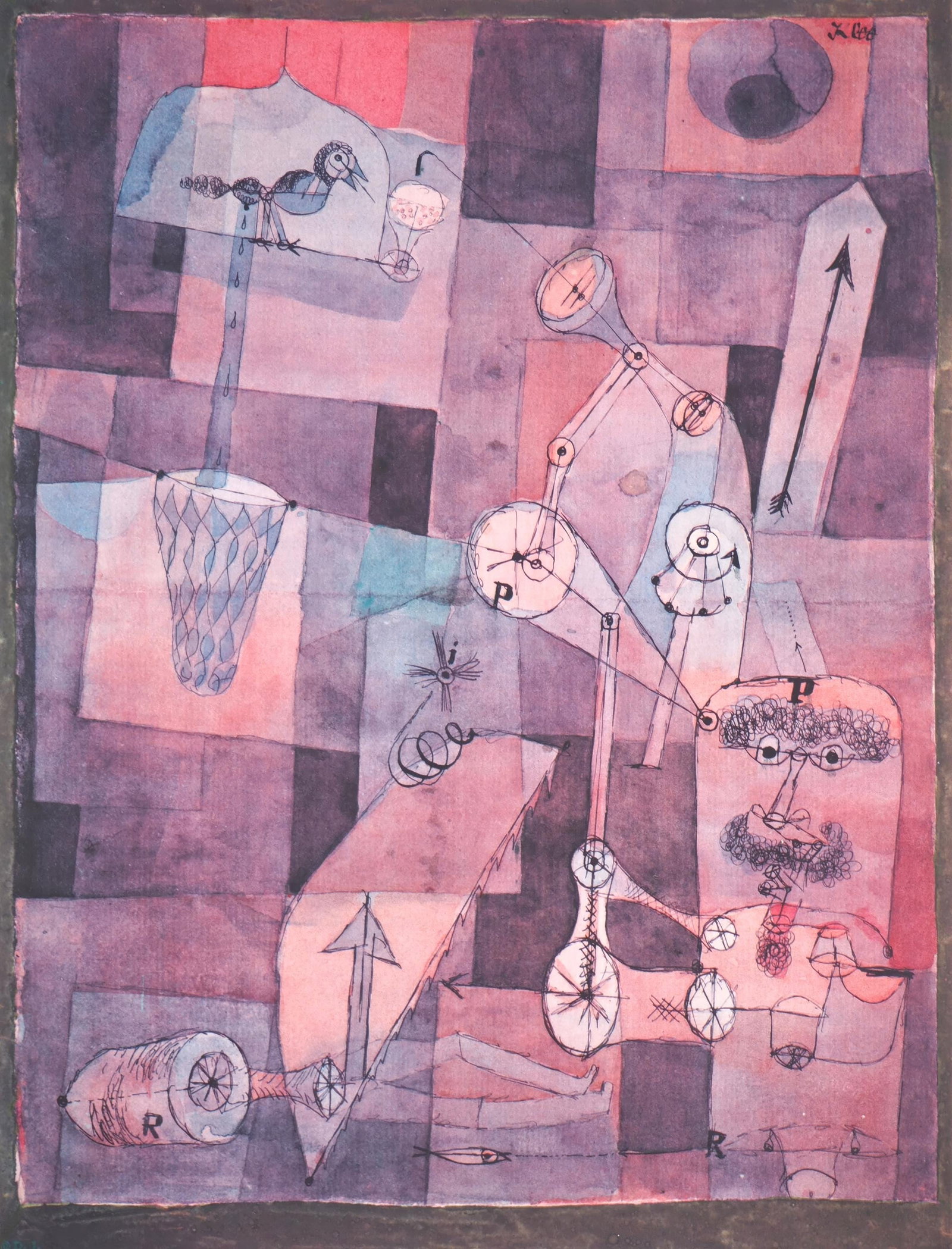 Paul Klee, Analyse verschiedener Perversitaten, 12 aquarelles, Limited Edition Lithograph and: Lithograph and pochoir on velin de Rives paper. Signed in the plate and unnumbered, as issued. Paper Size: 19.69 x 14.96 inches. Condition: Very good/excellent, consistent with age. Notes: From the fo