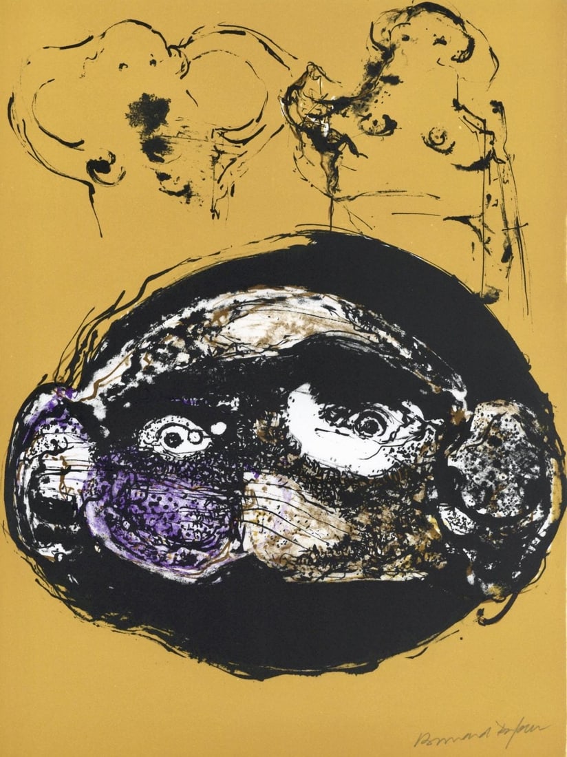 Bernard Dufour, Composition, Variations sur l'imaginaire, Limited Edition Lithograph (1 of 4)