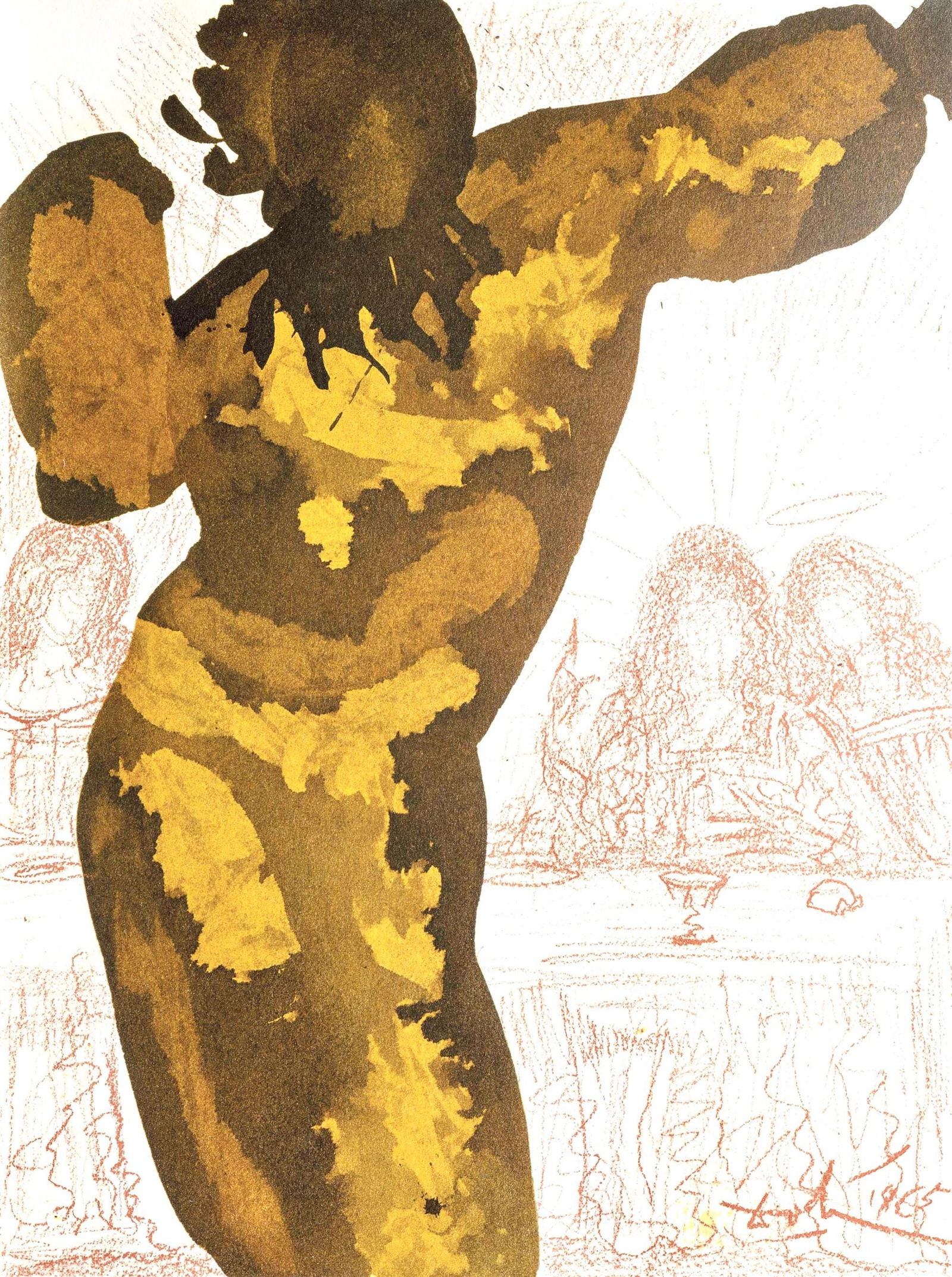 Salvador Dali, Composition (Michler/Lopsinger 1600; Field 69-3), Biblia Sacra, Limited Edition (1 of 4)