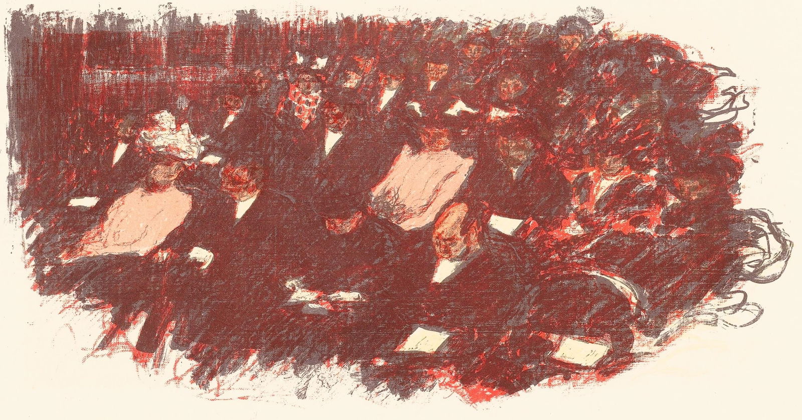 Pierre Bonnard, Au Theatre, Bonnard Lithographe, Limited Edition Lithograph (1 of 4)