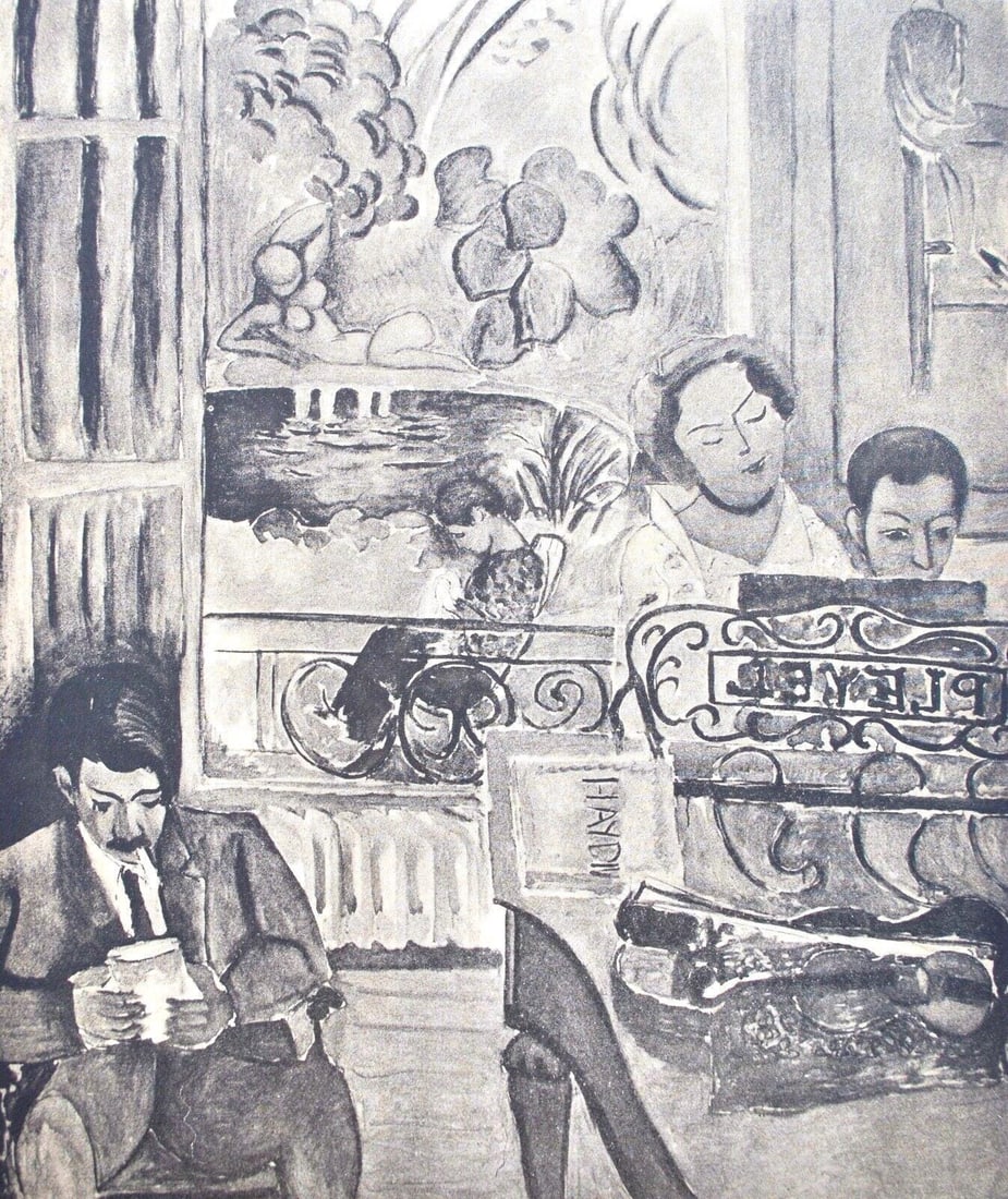 Henri Matisse, La Famille du Peintre, Portraits par Henri Matisse, Limited Edition Heliogravure: Heliogravure on velin paper, mounted on velin paper backing sheet, as issued. Paper Size: 12 x 9.25 inches; image size: 9.45 x 7.48 inches. Inscription: Unsigned and unnumbered, as issued. Condition: