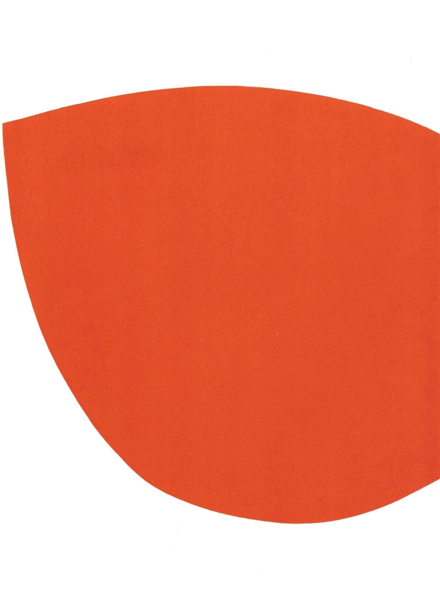 Ellsworth Kelly, Composition (Axsom Ia), Derriere le miroir, Limited Edition Lithograph: Lithograph on velin paper. Paper Size: 15 x 11 inches. Inscription: Unsigned and unnumbered, as issued. Catalogue raisonne references: Axsom, Richard H., and Ellsworth Kelly. The Prints of Ellsworth K