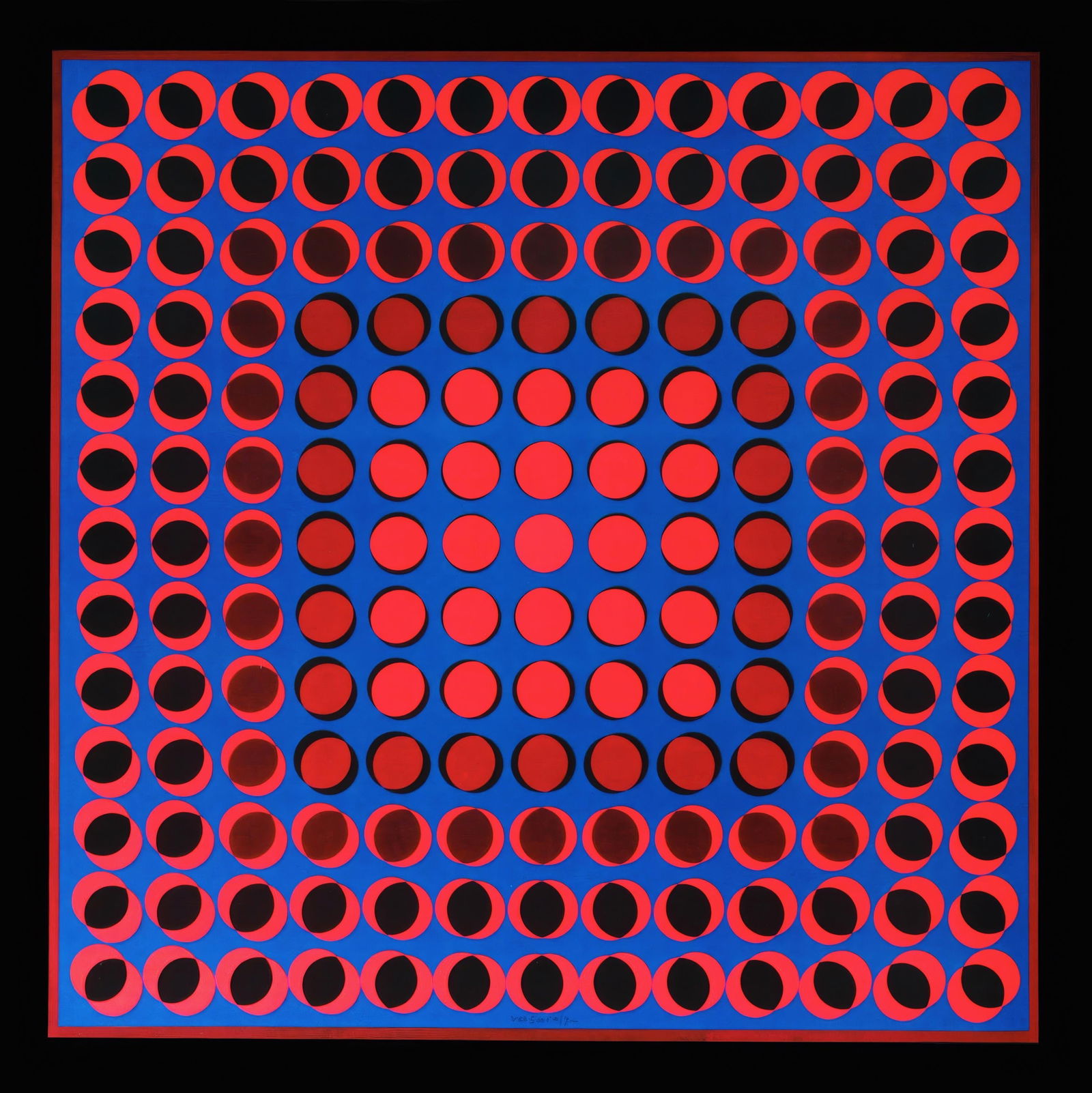 Victor Vasarely, Tuz, from Progressions II, Original Edition Heliogravure, 1972 (1 of 4)