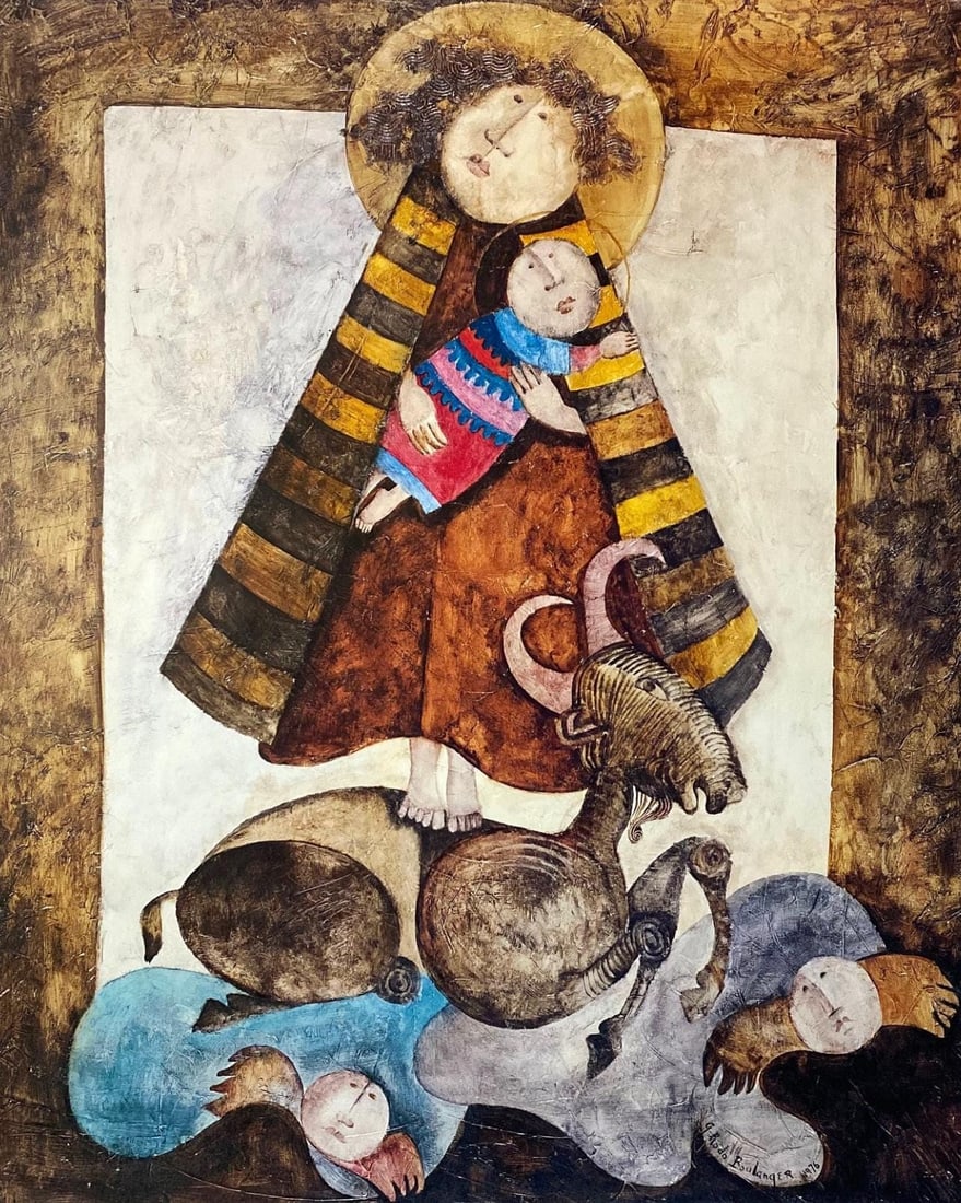 Graciela Rodo Boulanger, Adoration du Belier, Original Edition Offset Lithograph (1 of 4)