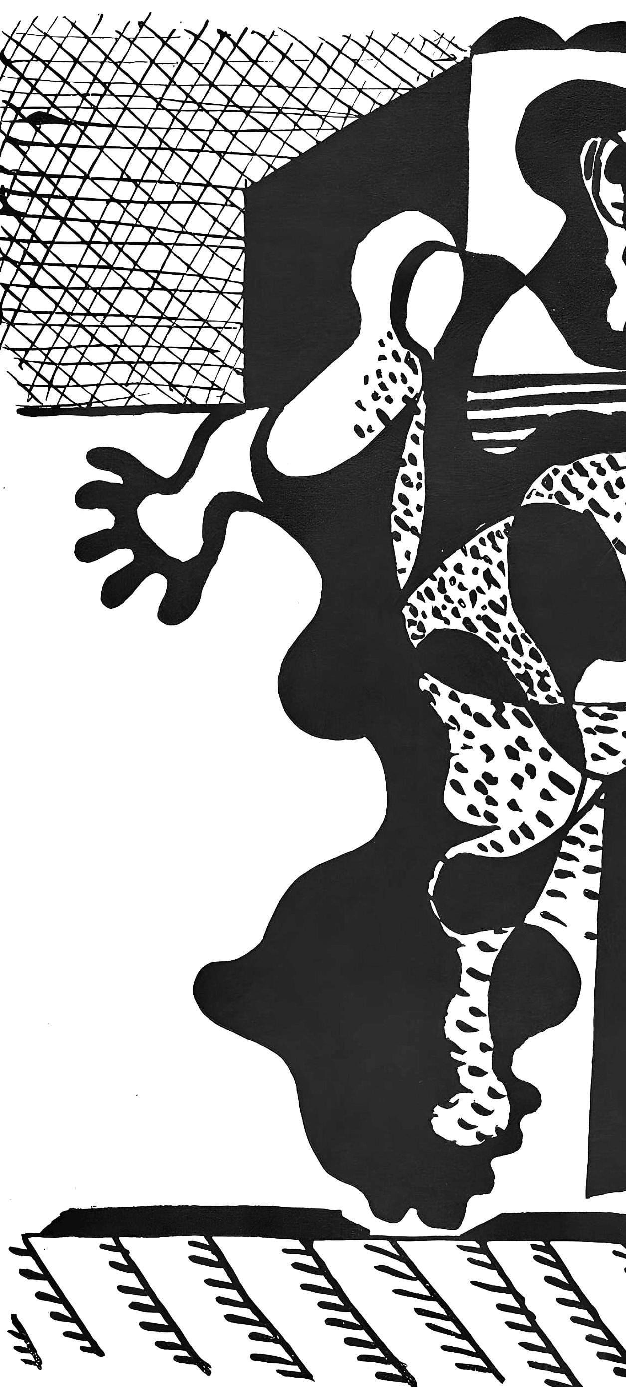 Pablo Picasso, Composition (Monod 10485), Helene chez Archive de Illustrations de Pablo Picasso, - 3