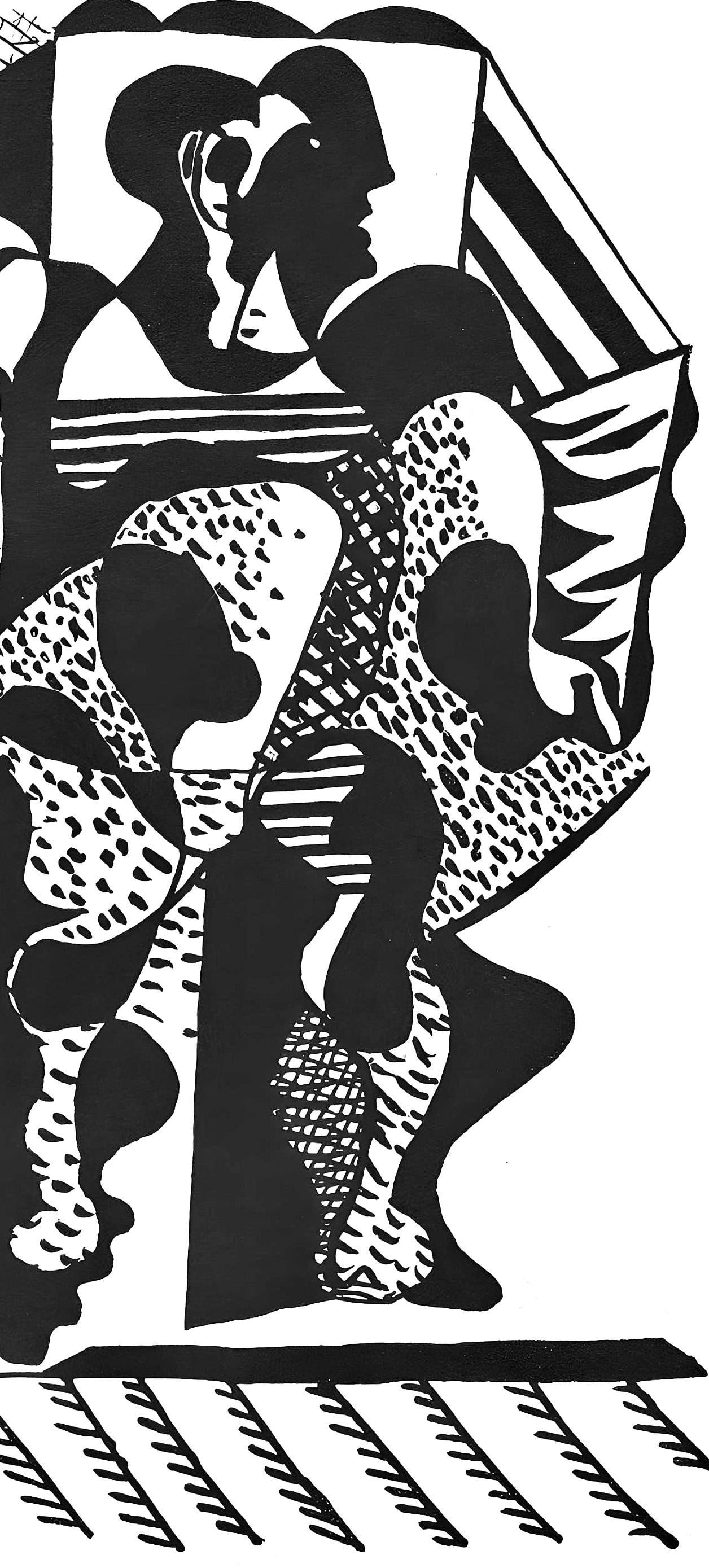 Pablo Picasso, Composition (Monod 10485), Helene chez Archive de Illustrations de Pablo Picasso, - 4