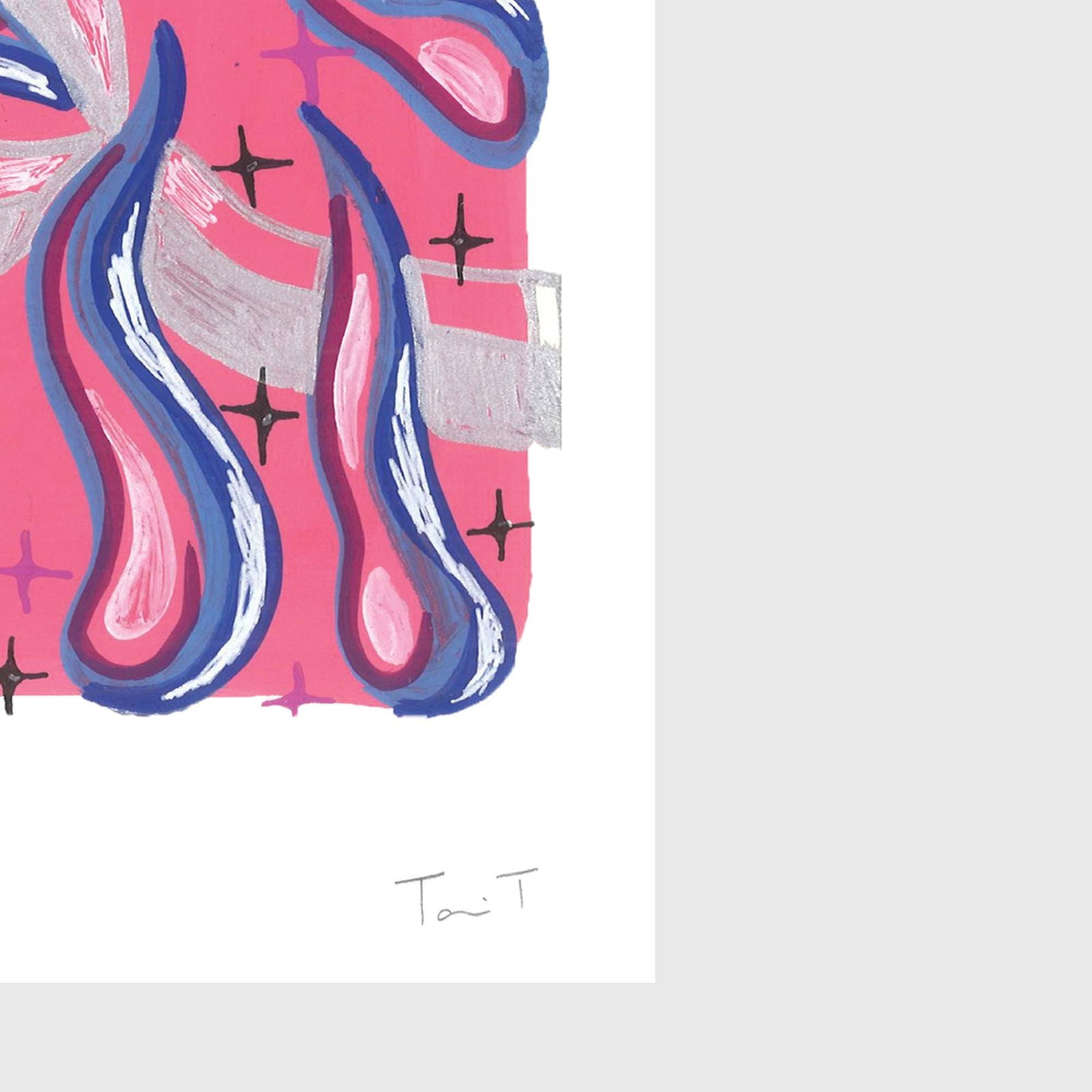 Bubblegum Drops with Stars - 3