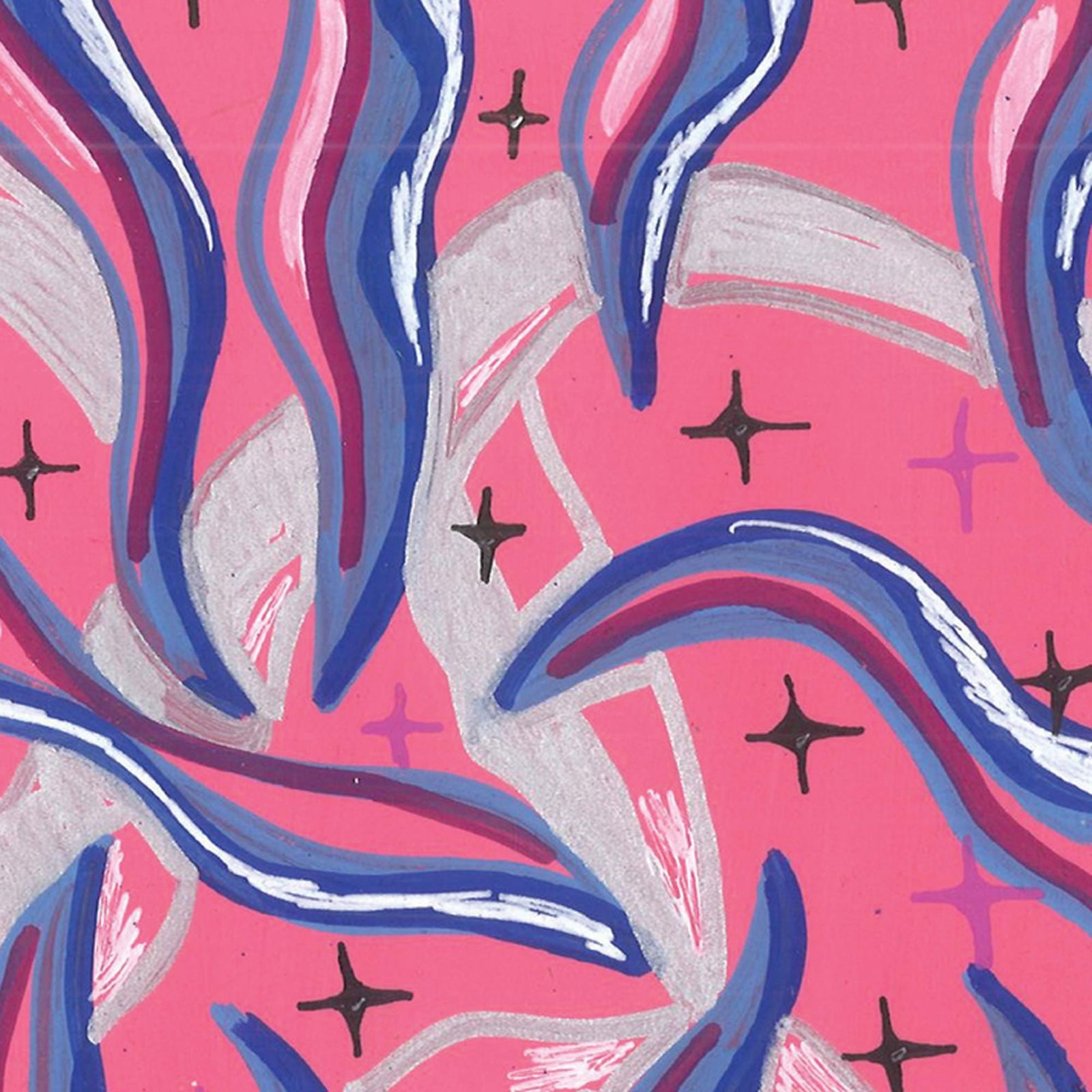 Bubblegum Drops with Stars - 4