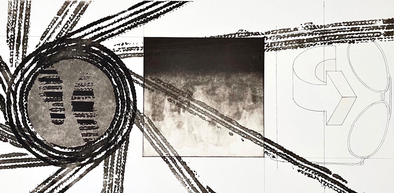 James Rosenquist, Gravity Feed, State II (Glenn 147-A), Limited Edition Etching (1 of 4)