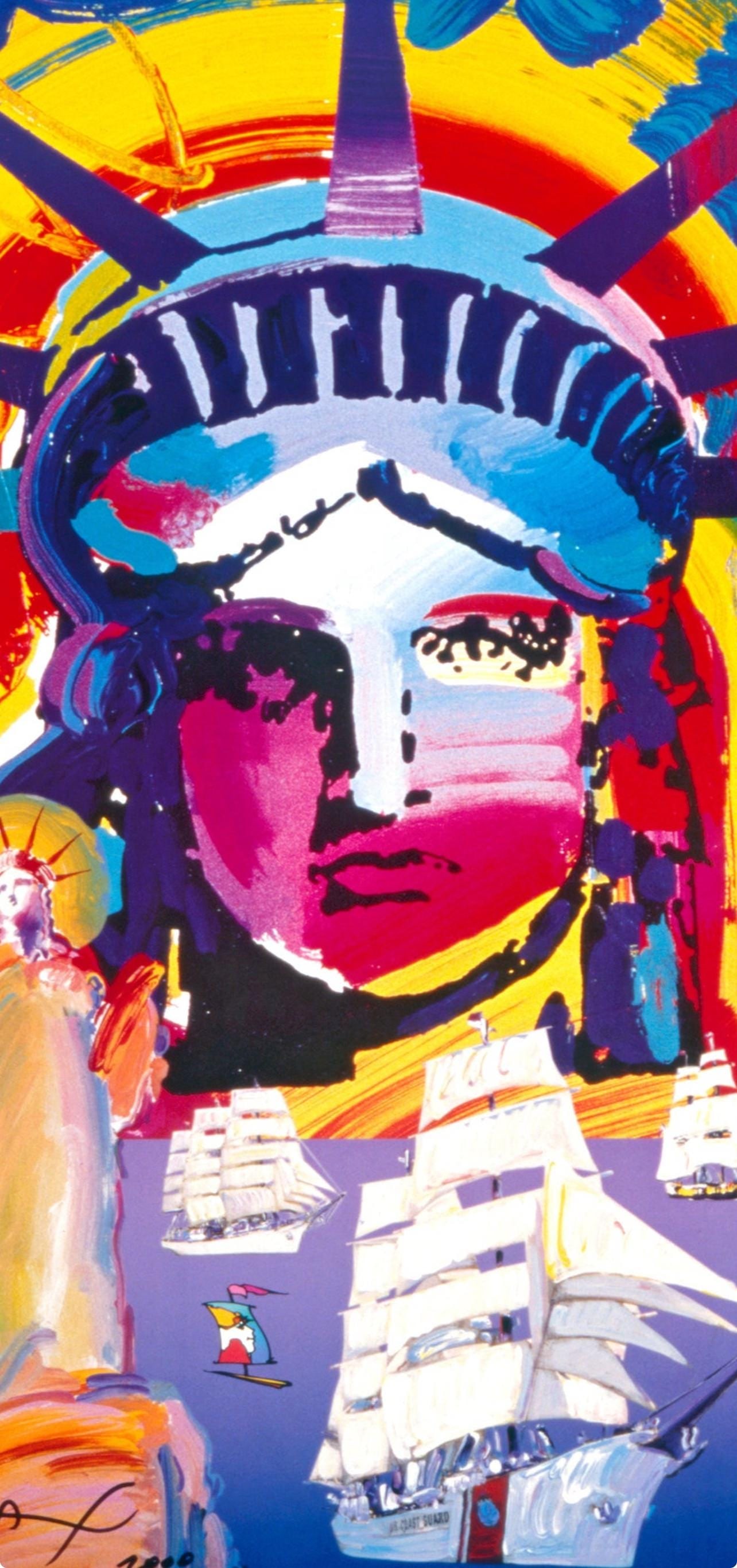 Peter Max, OPSAIL, 2000, Hand Signed, Official Edition Offset Lithograph - 2